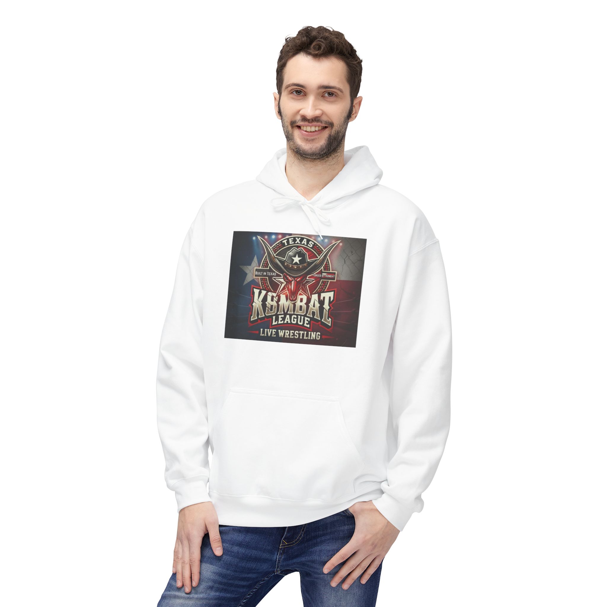 Texas Kombat League Wrestling Hoodie Pullover - Image 5