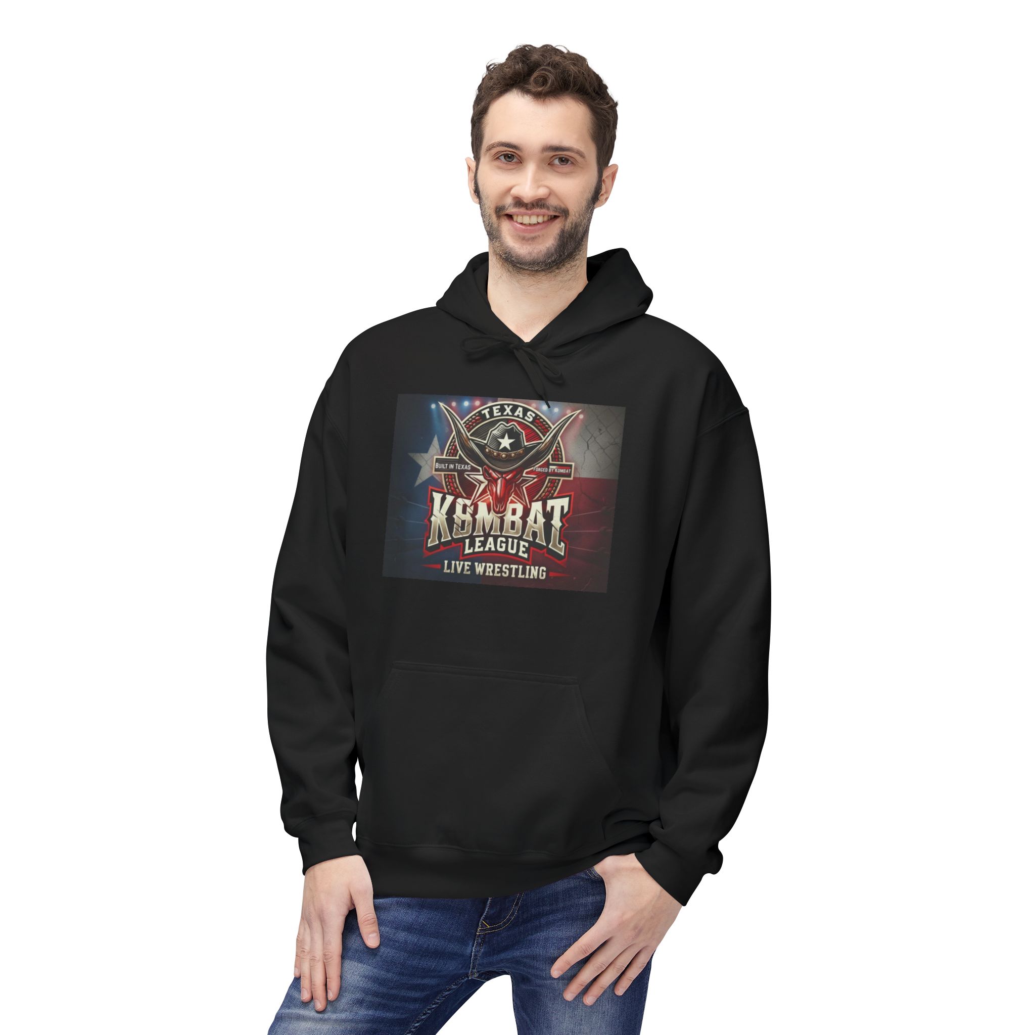 Texas Kombat League Wrestling Hoodie Pullover - Image 10