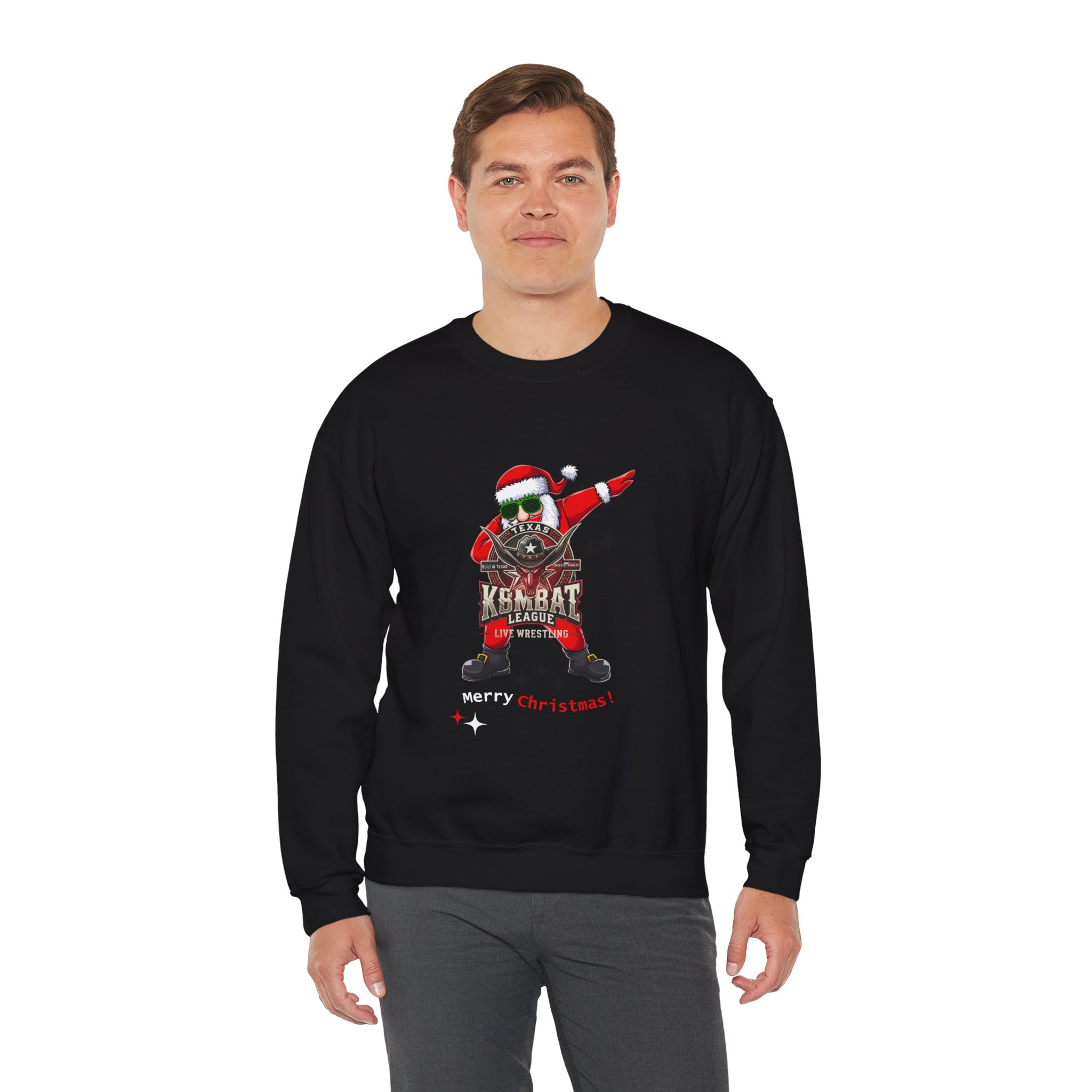 Texas Kombat League Christmas Sweatshirt - Image 4