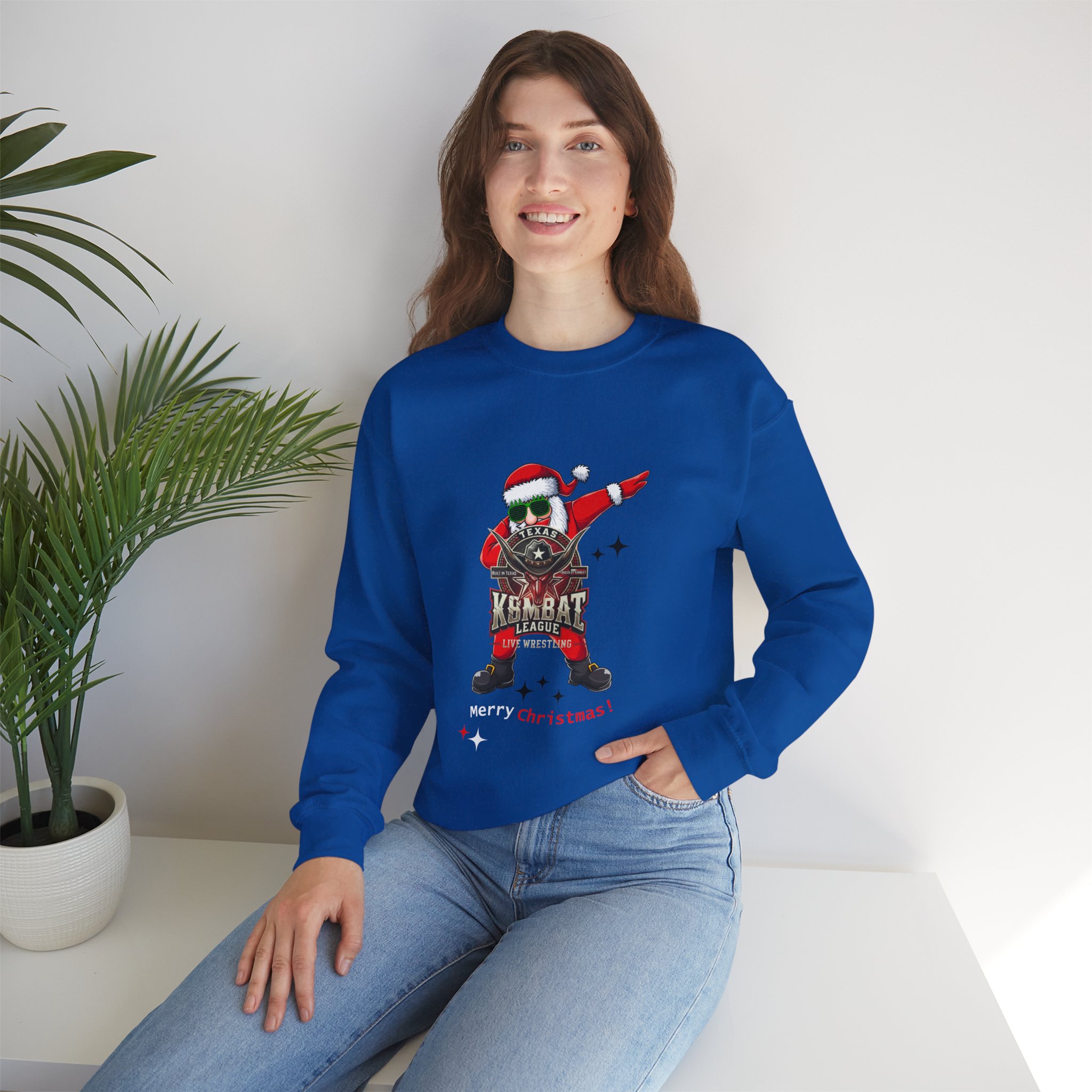 Texas Kombat League Christmas Sweatshirt - Image 10