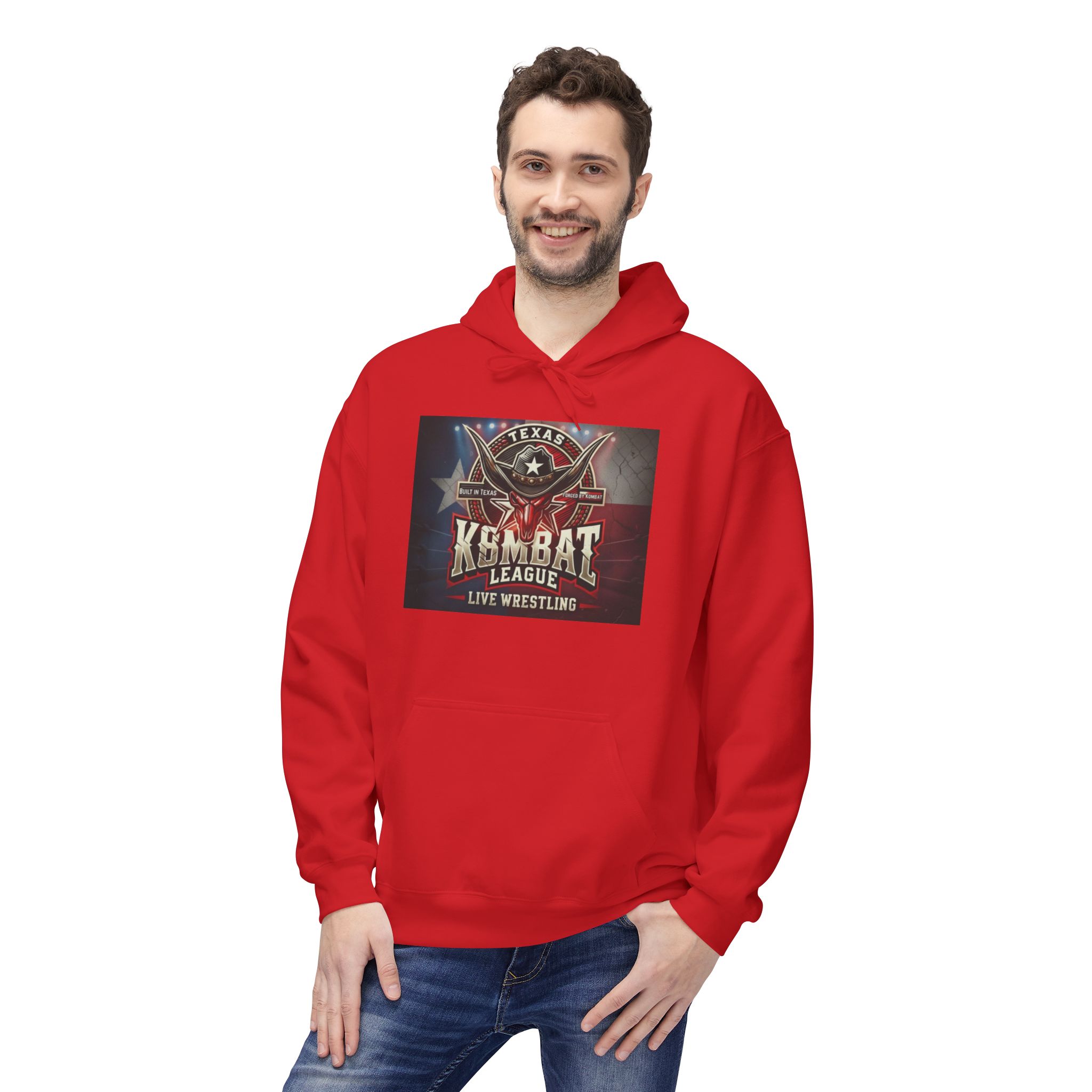 Texas Kombat League Wrestling Hoodie Pullover - Image 20