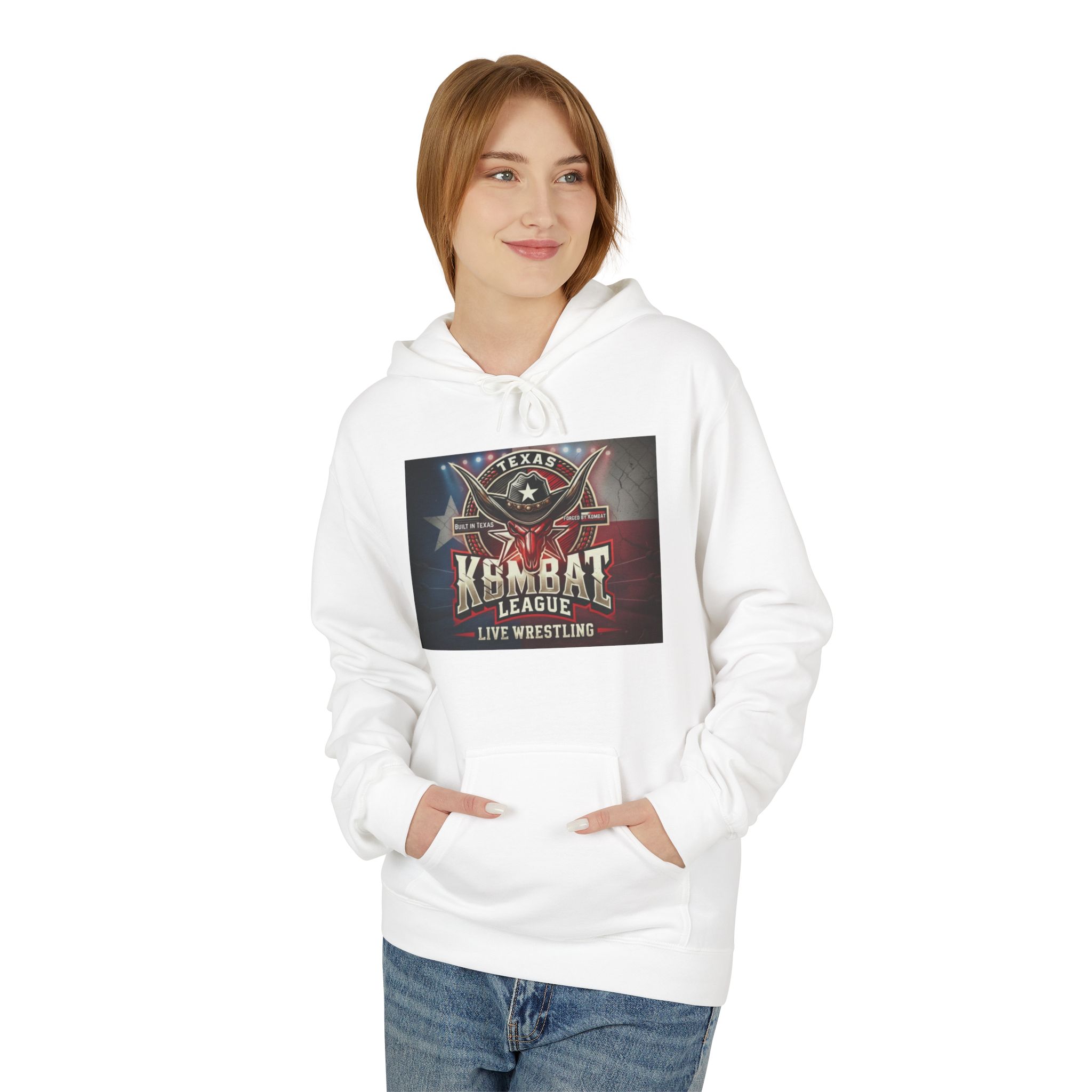 Texas Kombat League Wrestling Hoodie Pullover - Image 3