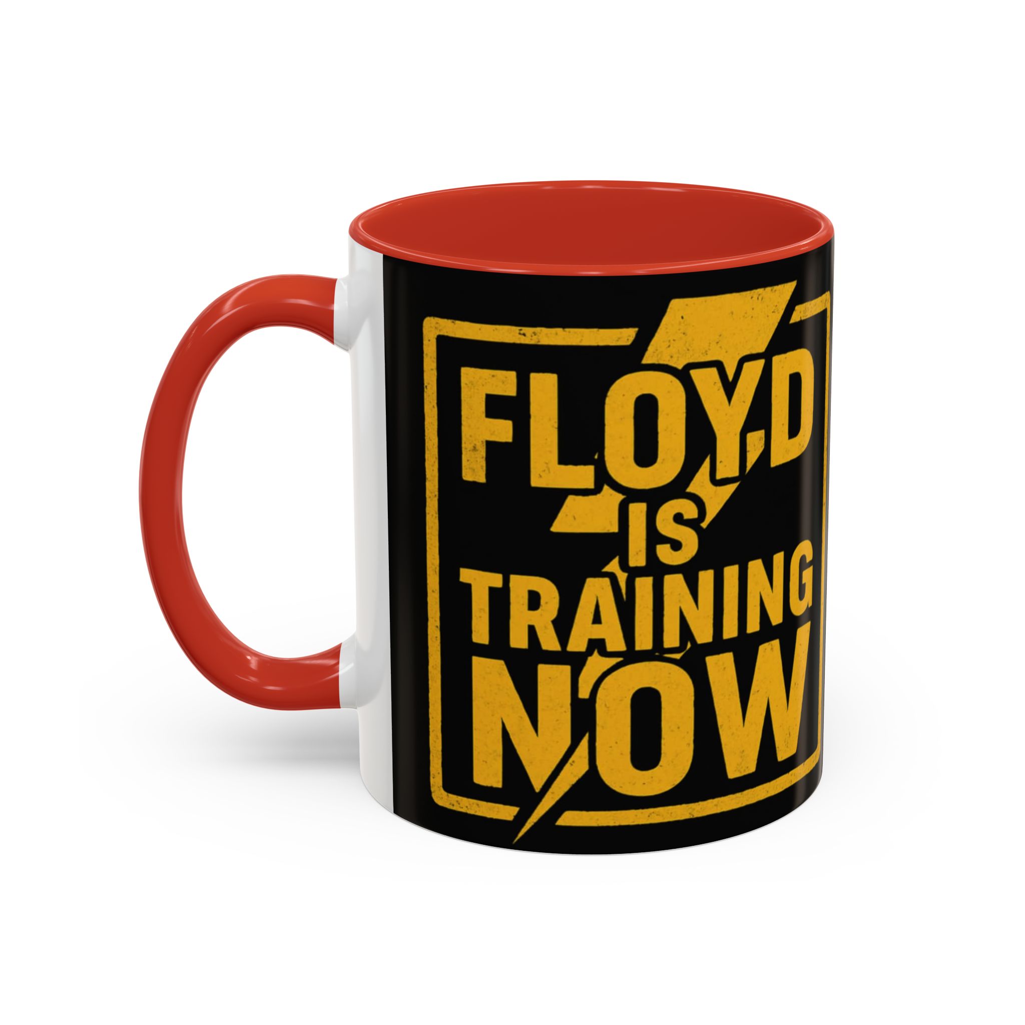 "Floyd Is Training Now" Motivational Mug - Image 15