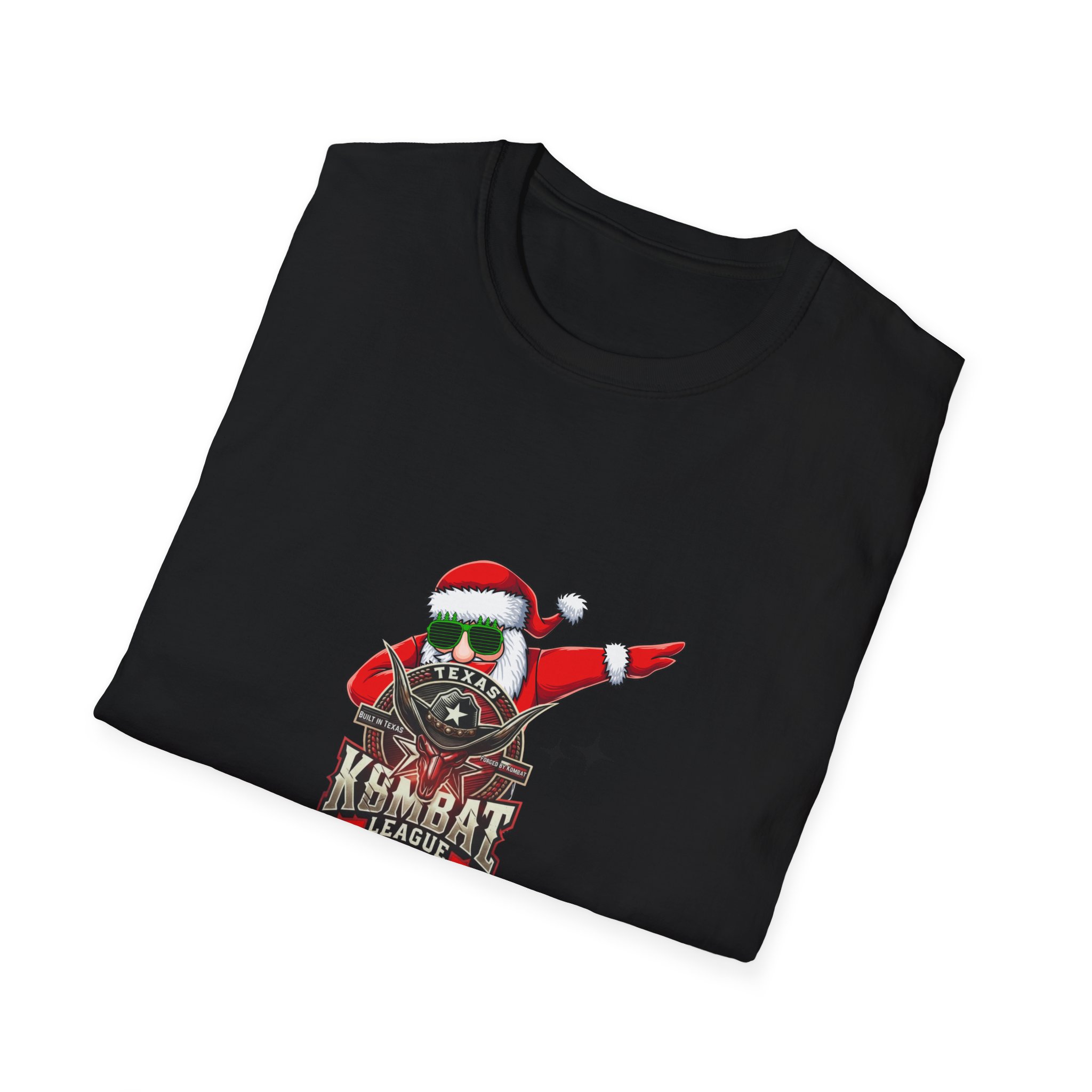 Texas Kombat League Christmas T-shirt - Image 4
