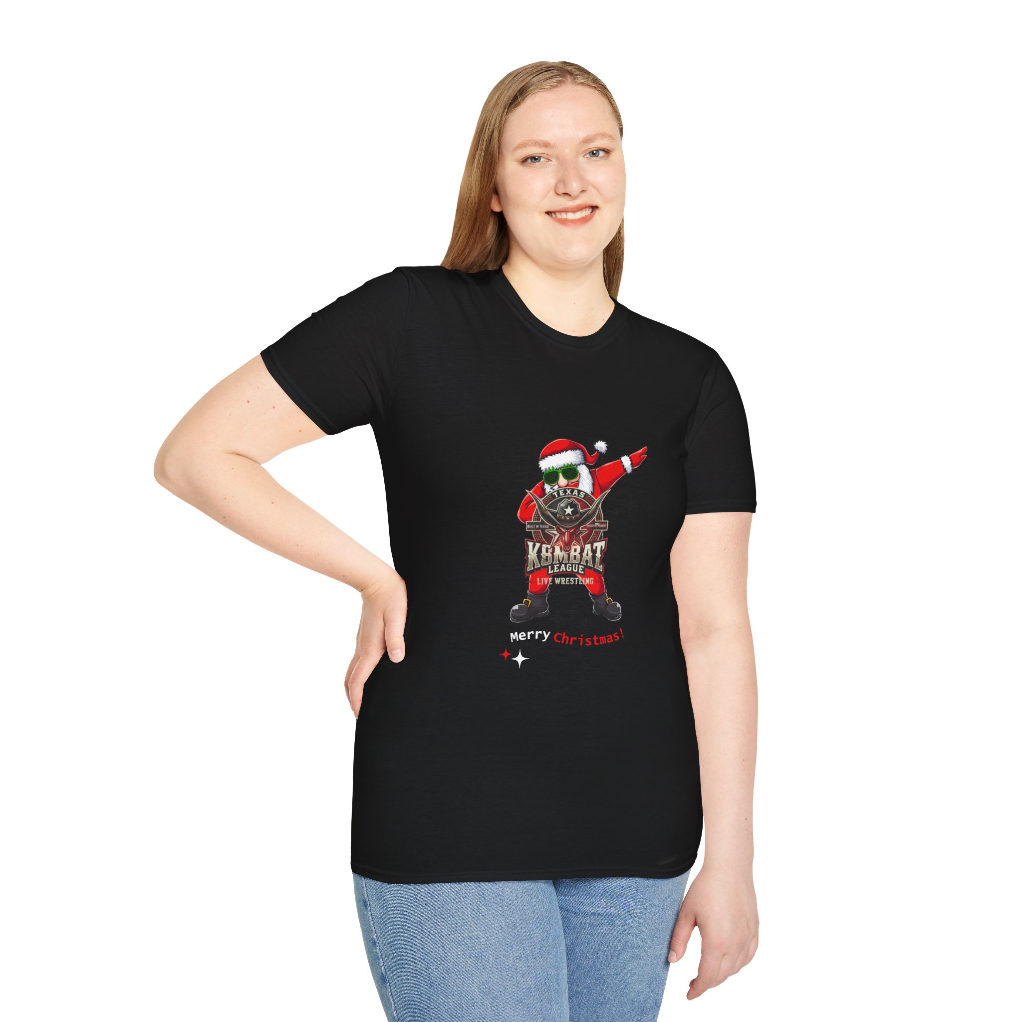 Texas Kombat League Christmas T-shirt - Image 5