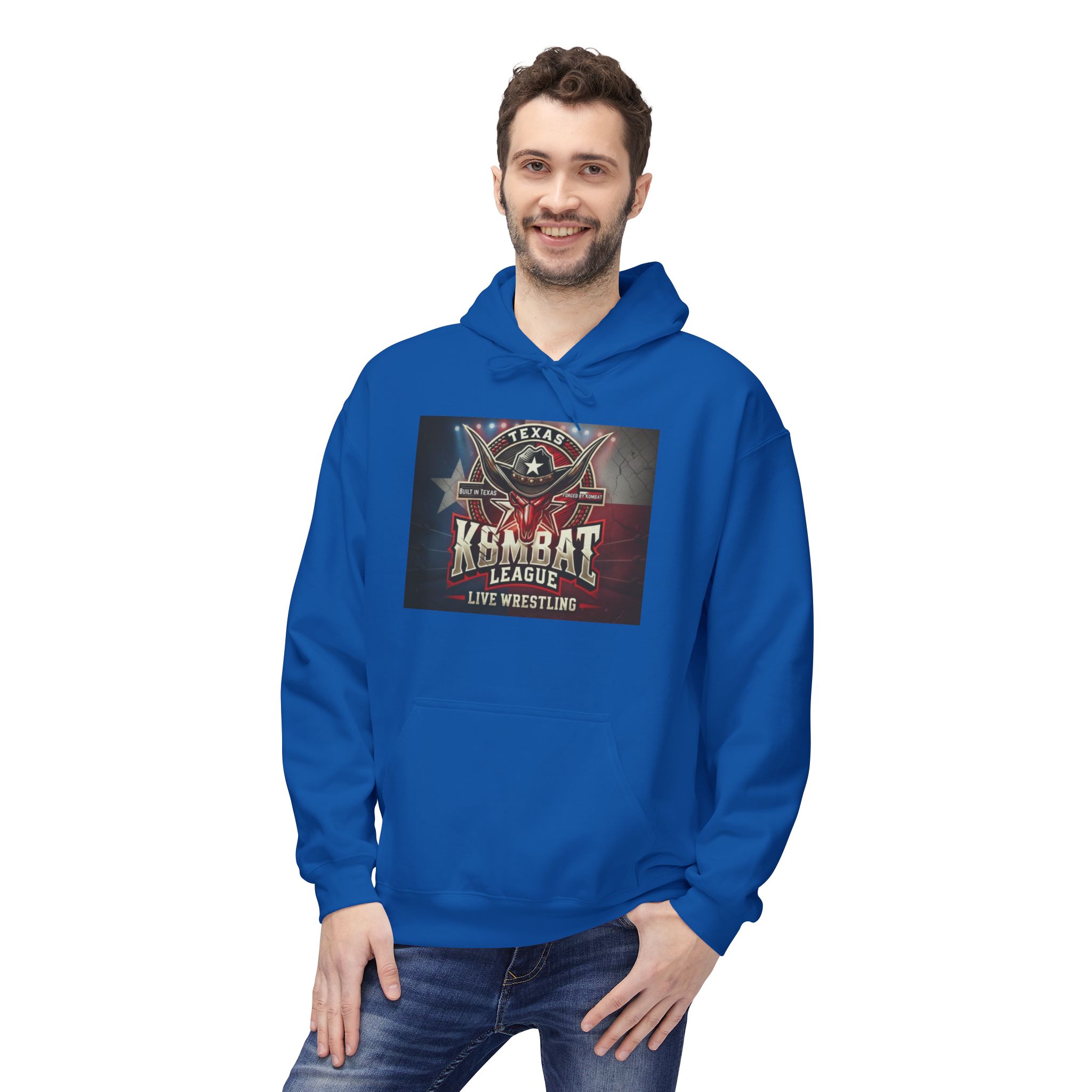 Texas Kombat League Wrestling Hoodie Pullover - Image 15