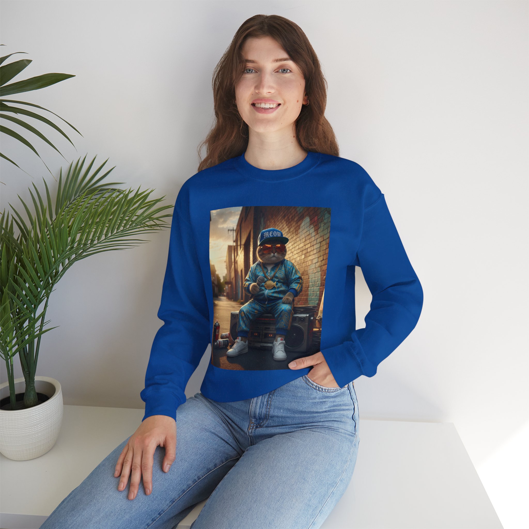 Urban Cat Street Style Sweatshirt - Image 14