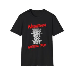 Nick Nighttrain Wrestling Tour T-Shirt