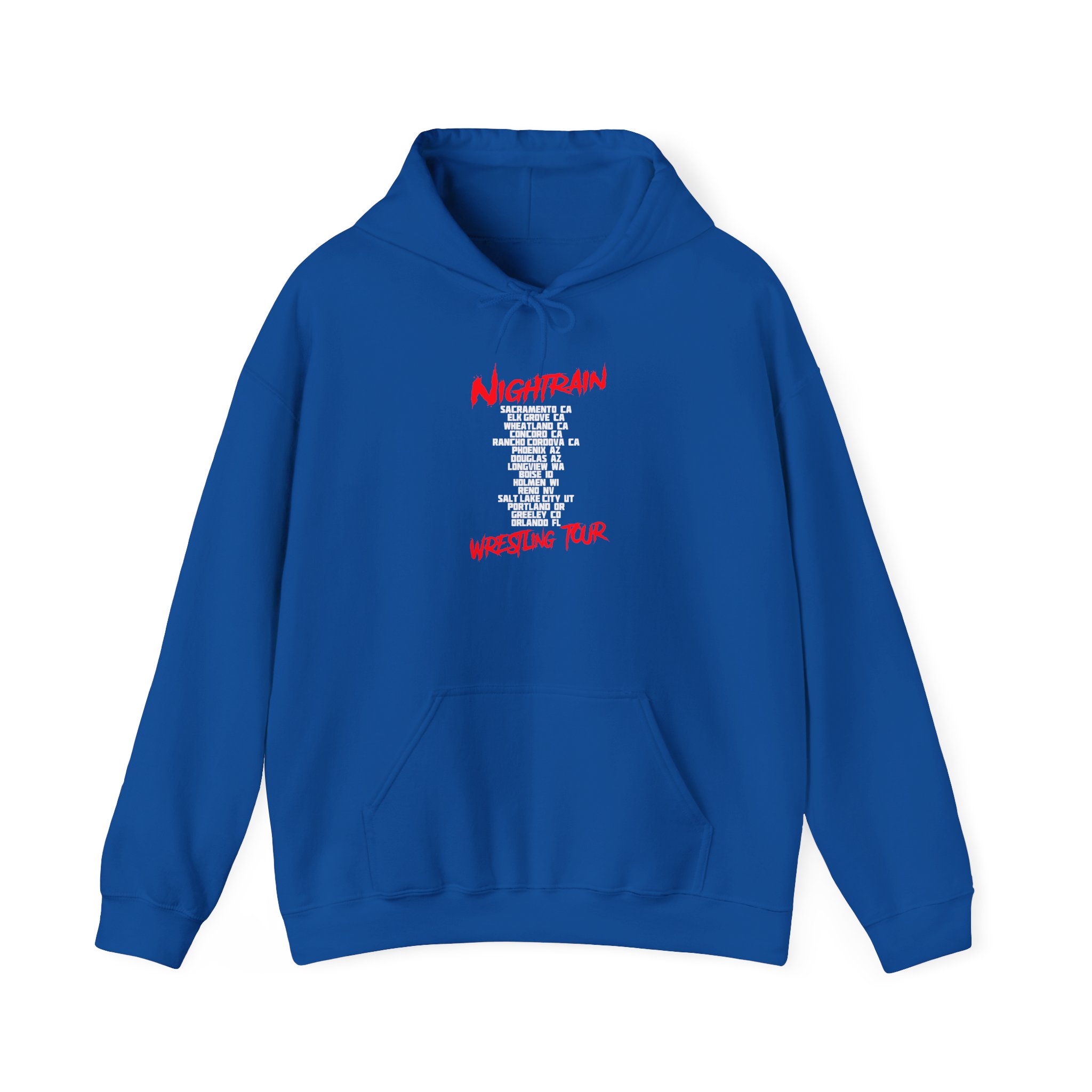 Nick Nighttrain Wrestling Tour Hoodie - Image 9