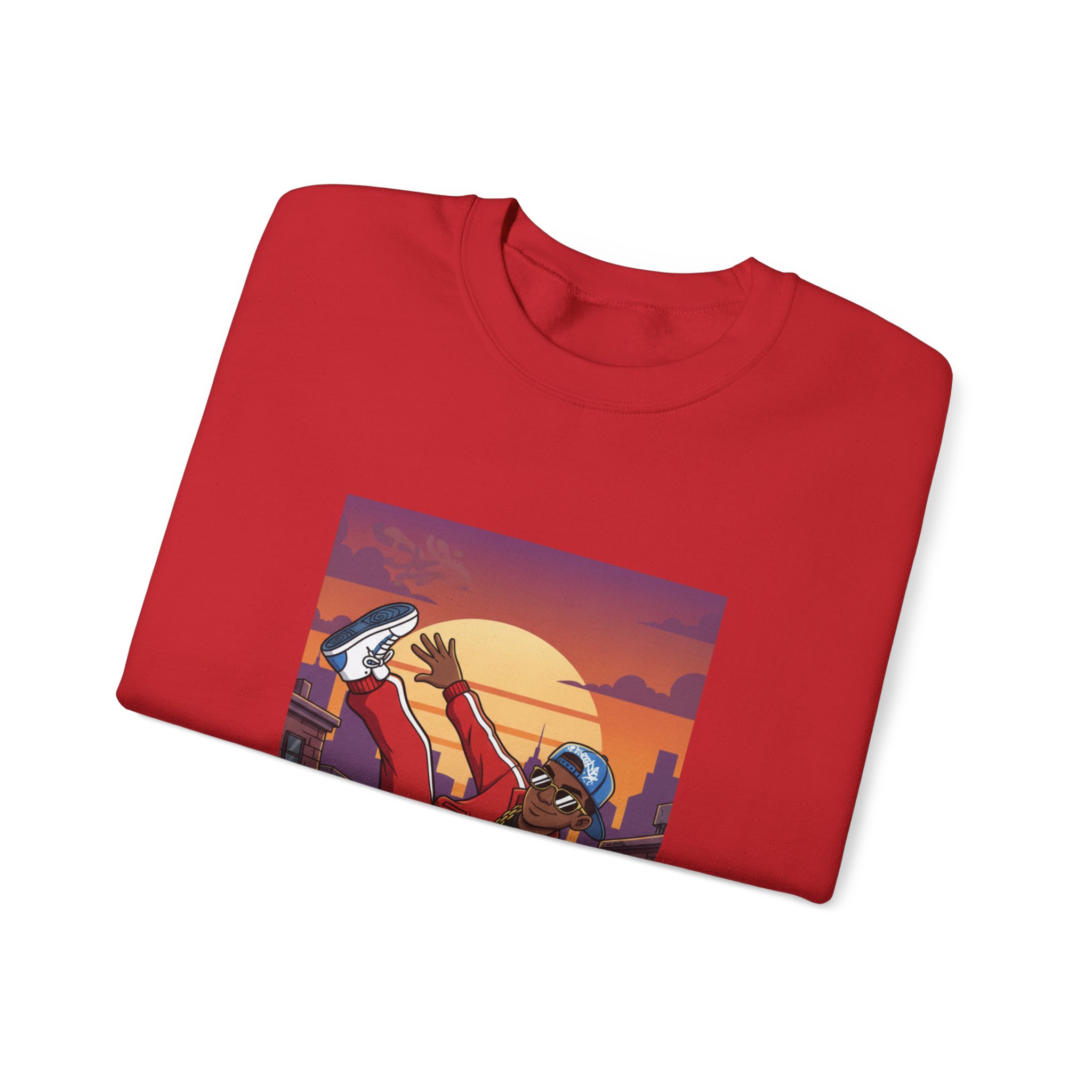 Breakdance Sunset Crewneck Sweatshirt - Image 14