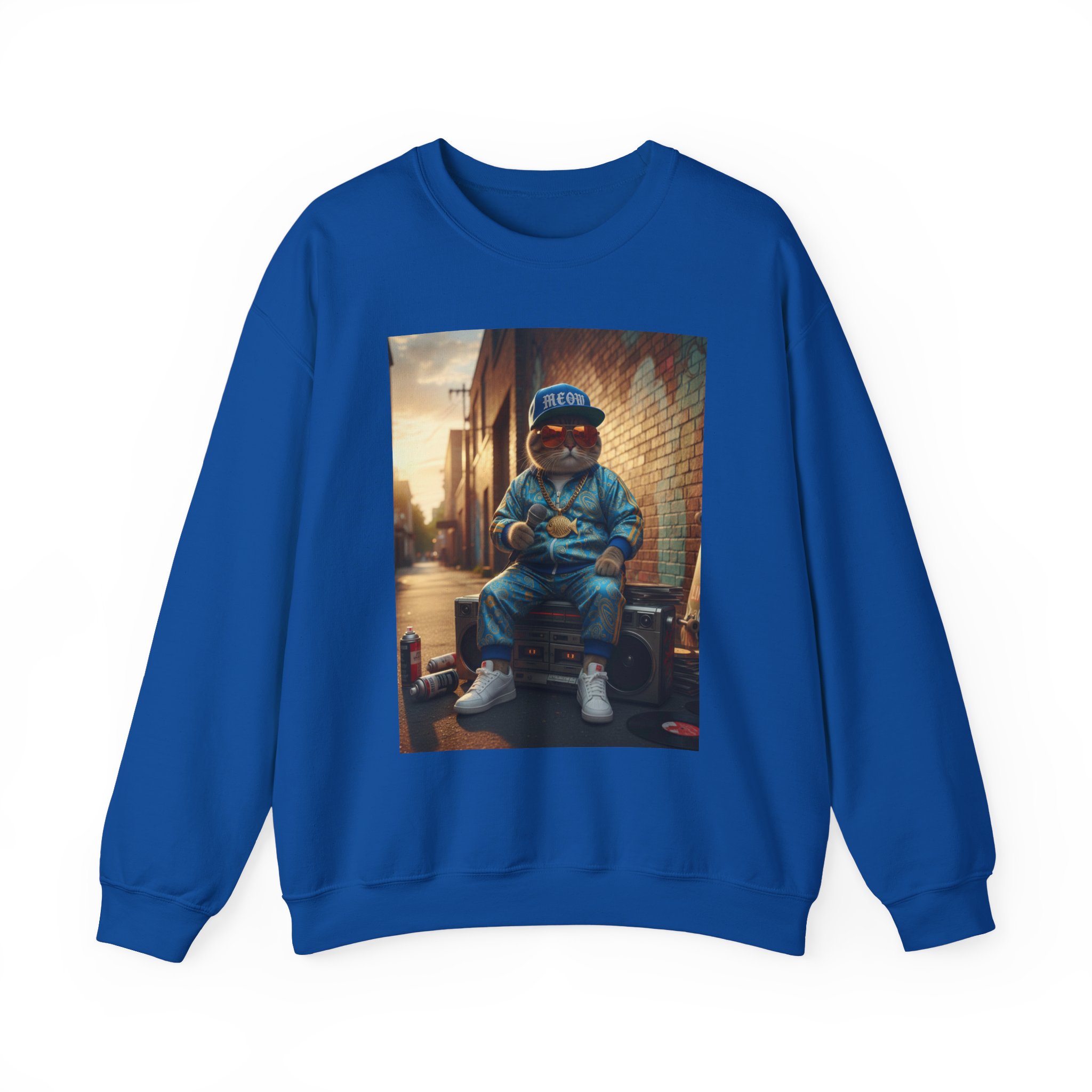 Urban Cat Street Style Sweatshirt - Image 11