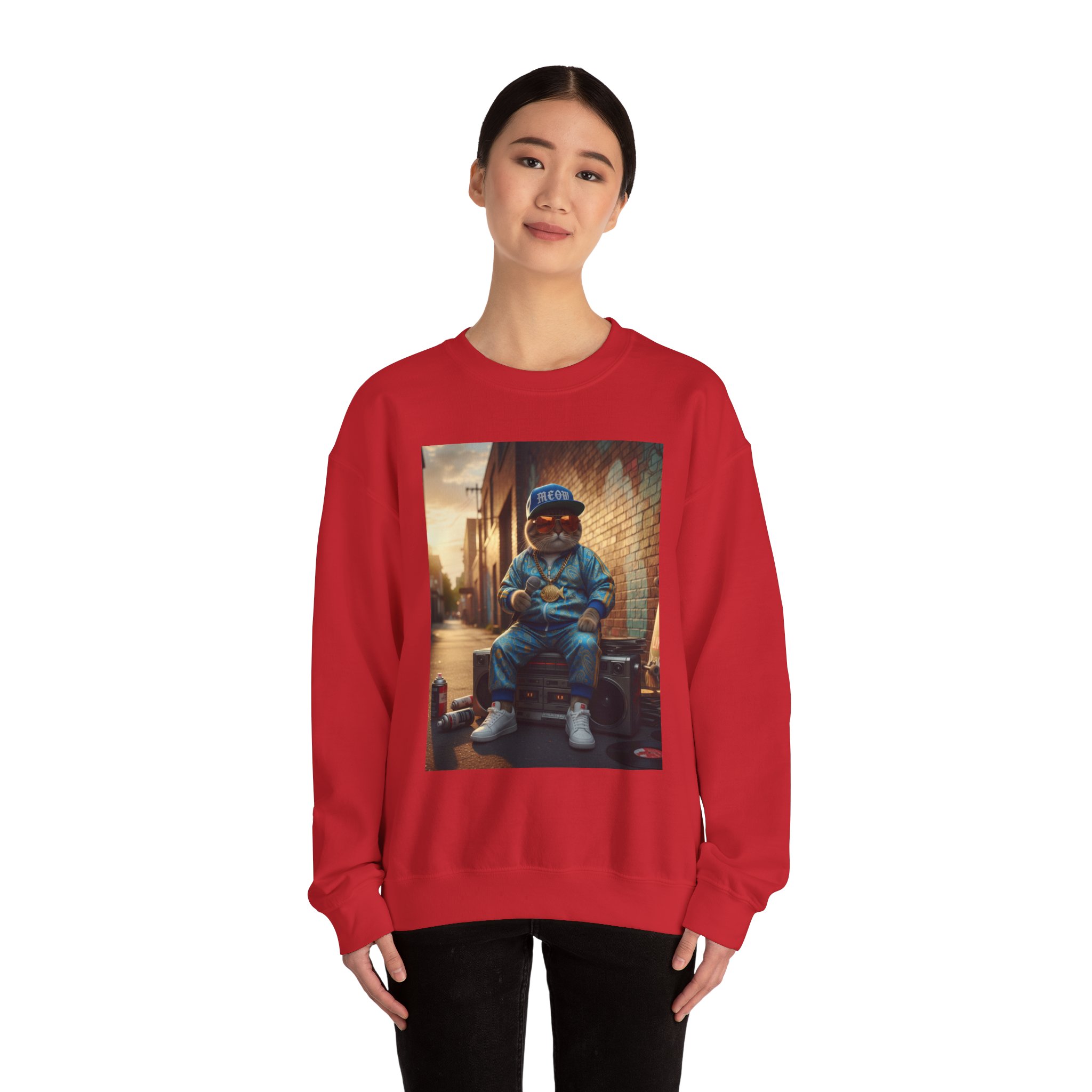 Urban Cat Street Style Sweatshirt - Image 18