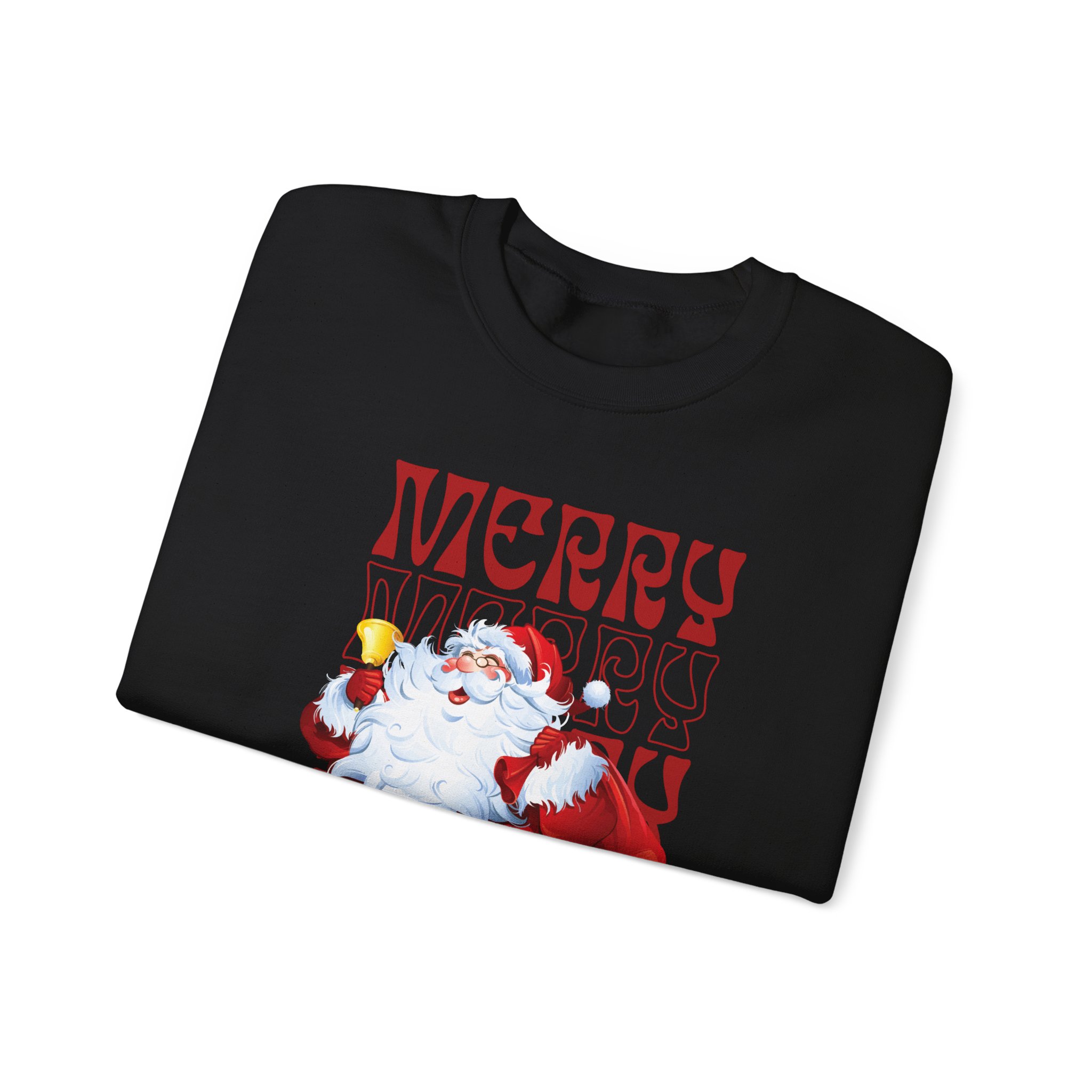 Santa Claus Merry Christmas Family Sweatshirt - Image 3