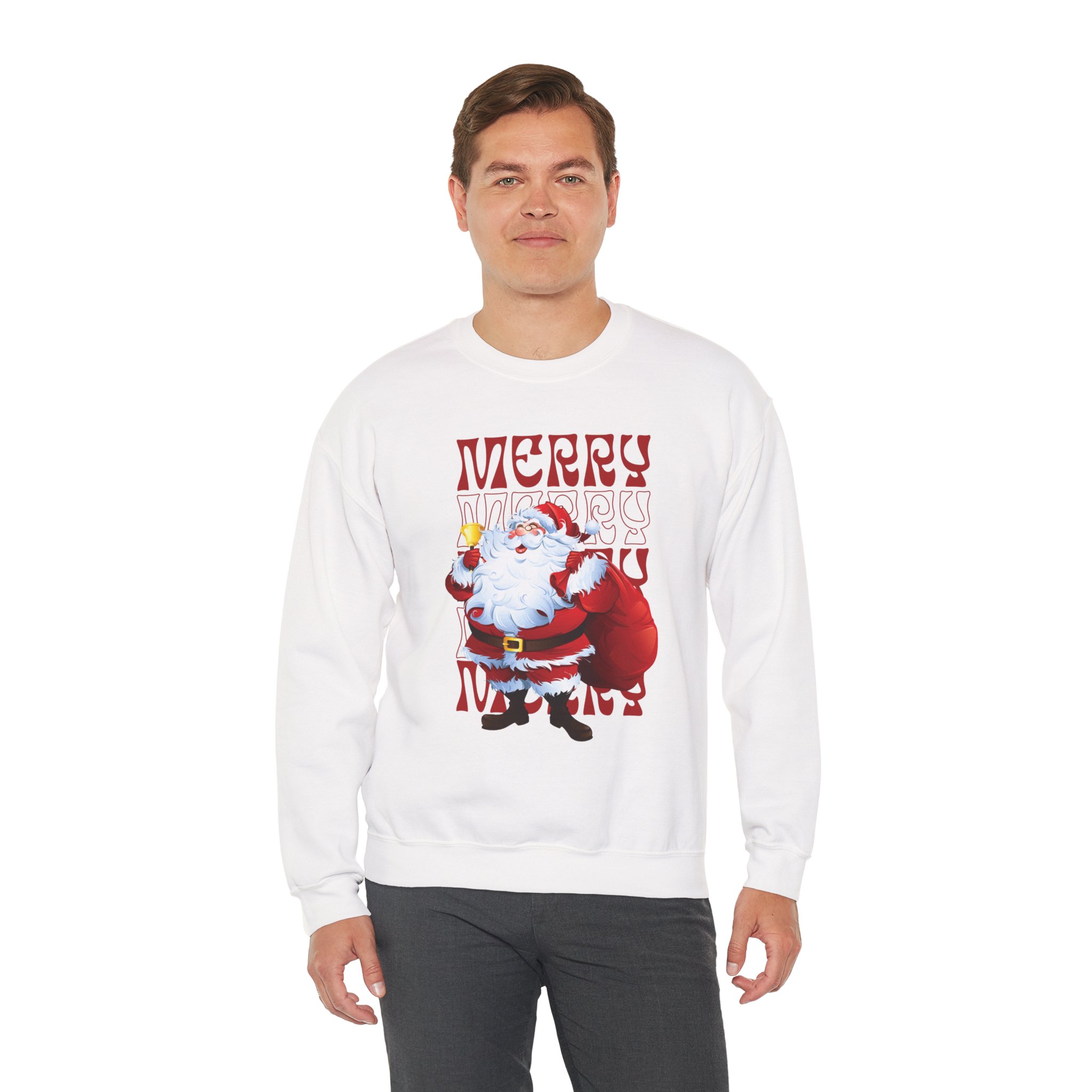 Santa Claus Merry Christmas Family Sweatshirt - Image 8