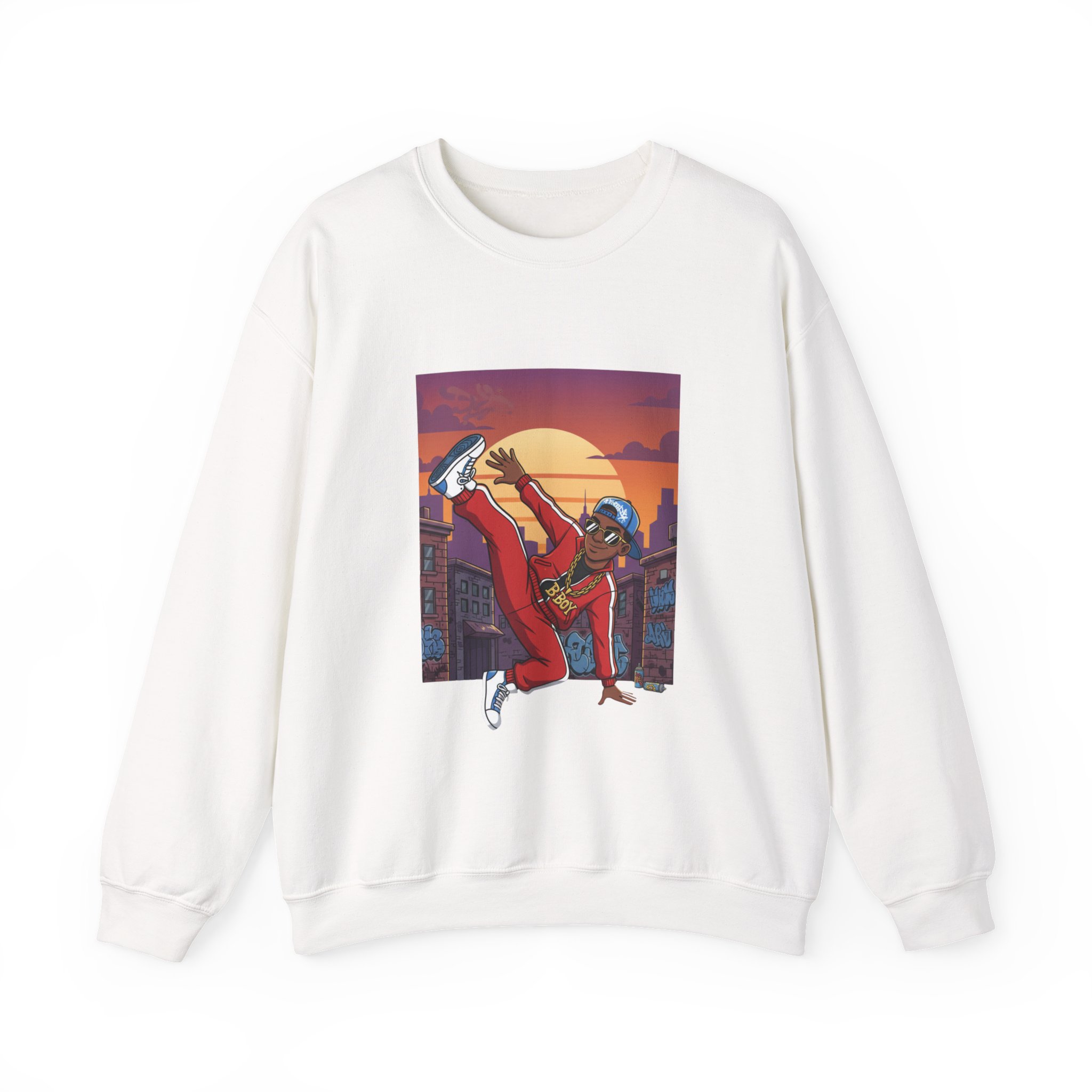 Breakdance Sunset Crewneck Sweatshirt