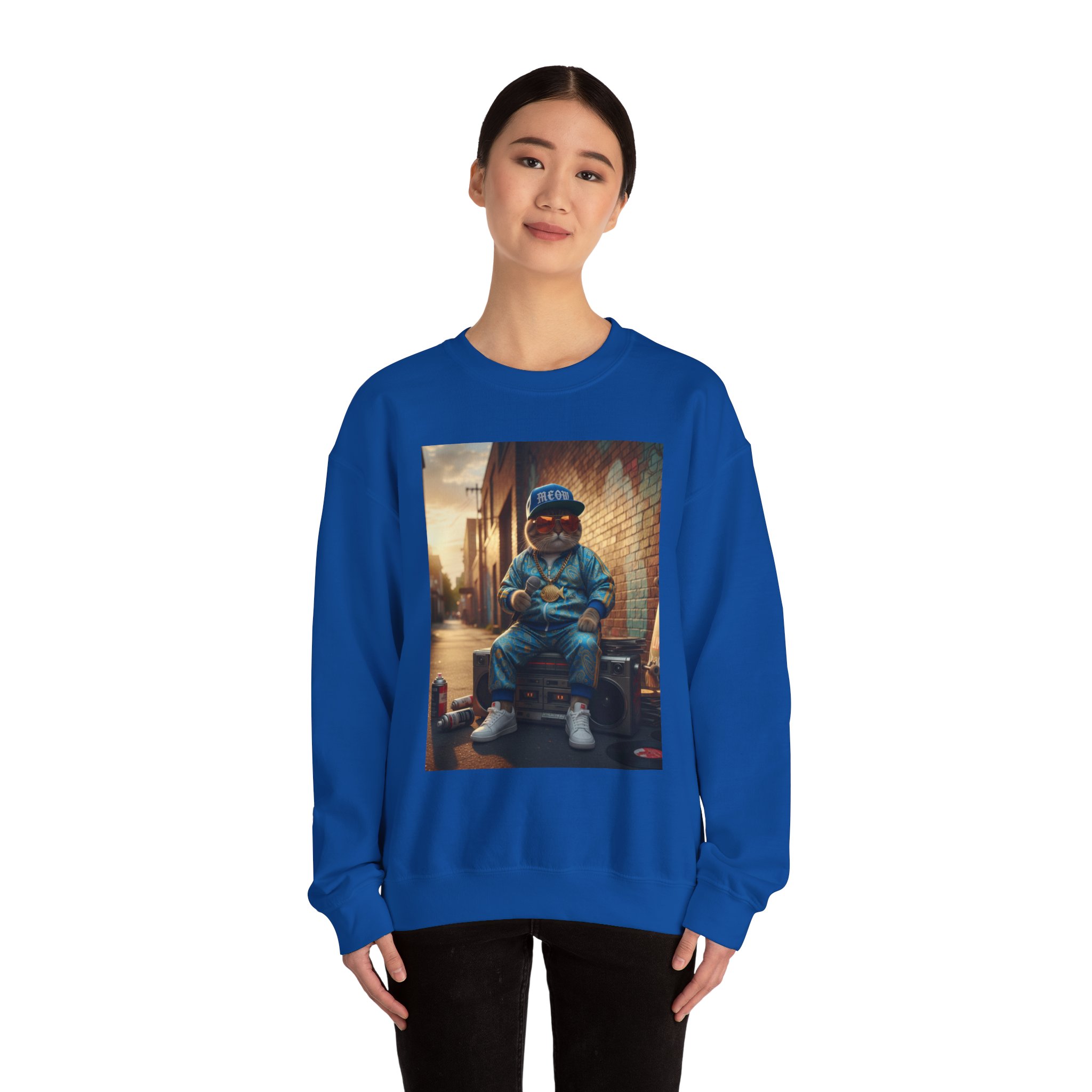 Urban Cat Street Style Sweatshirt - Image 13