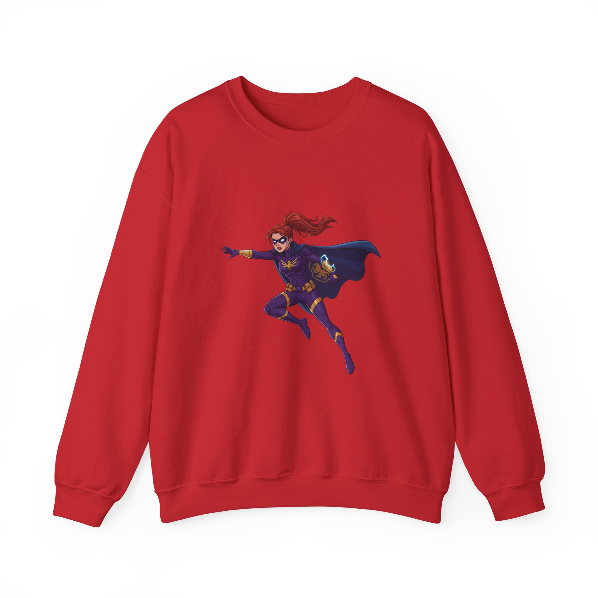 Heroine Action Pose Crewneck Sweatshirt - Image 16