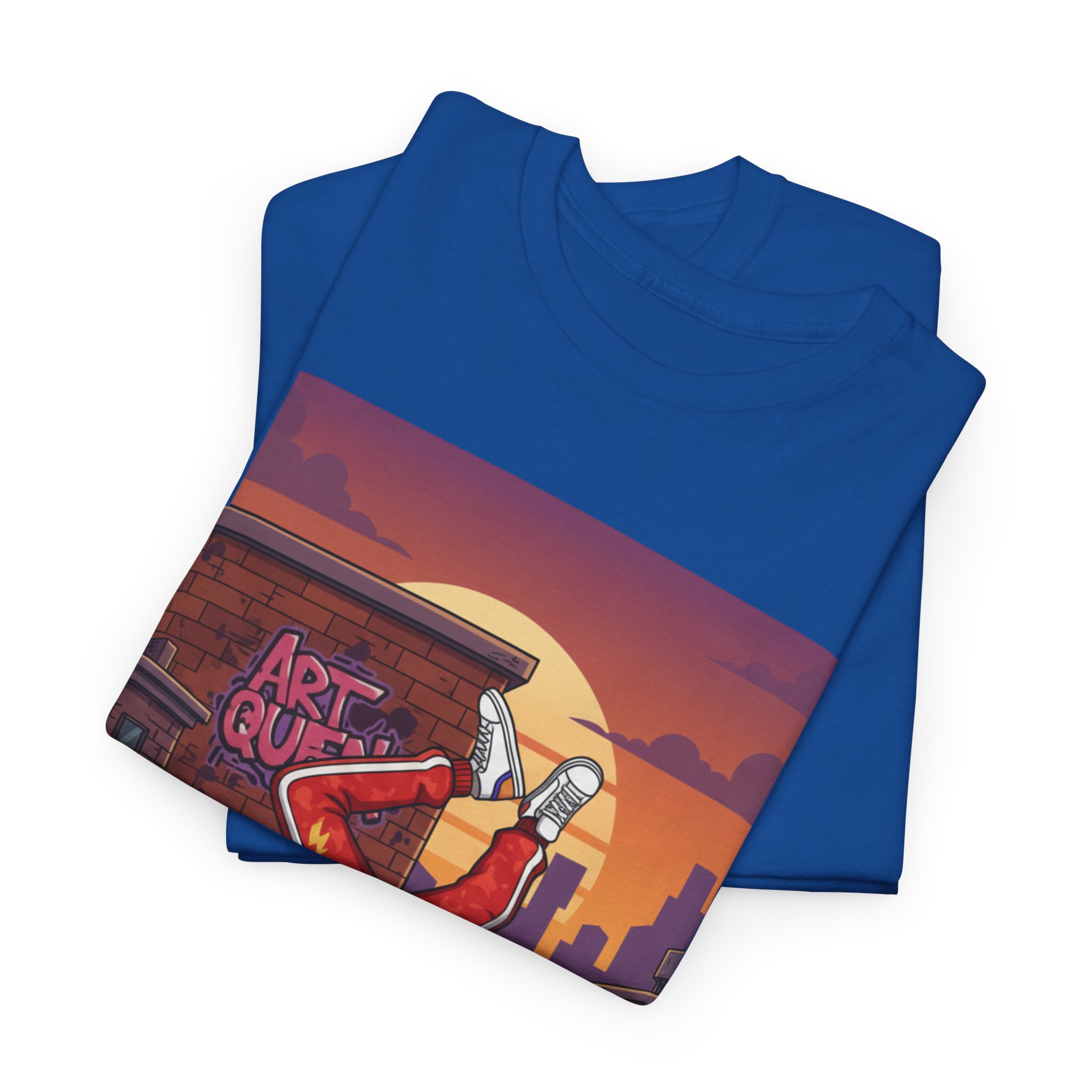 Breakdance Street Art T‑Shirt — Urban Bboy Sunset Graphic Tee - Image 19