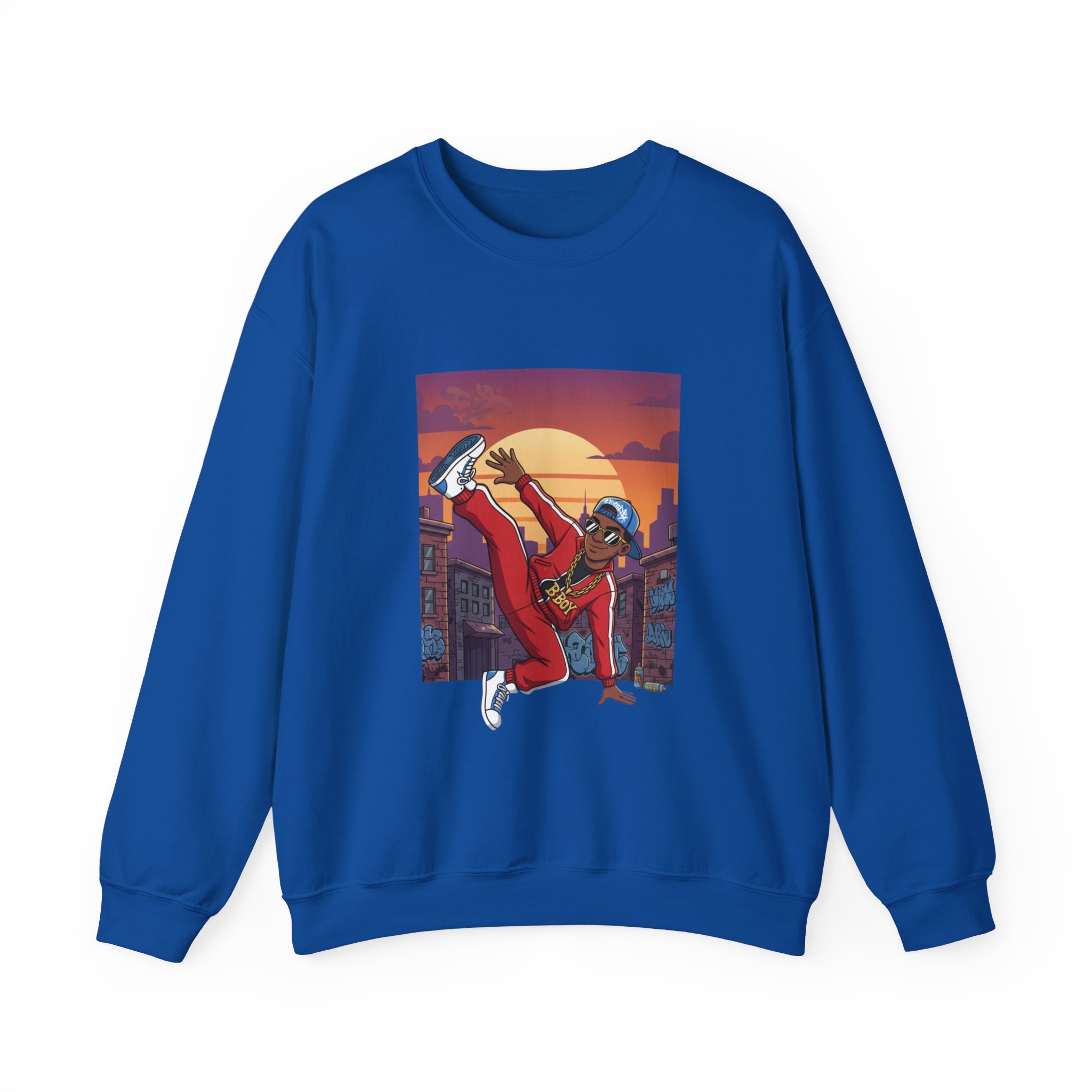 Breakdance Sunset Crewneck Sweatshirt - Image 6
