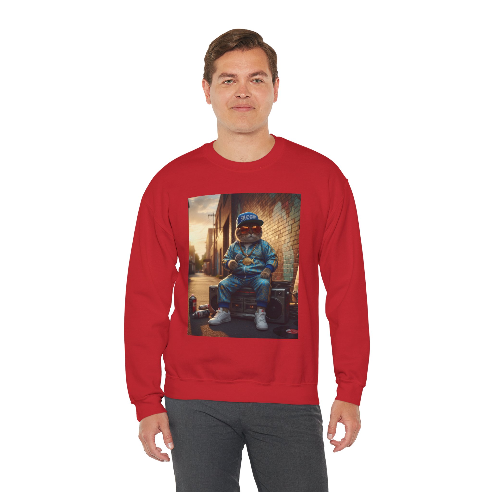 Urban Cat Street Style Sweatshirt - Image 20