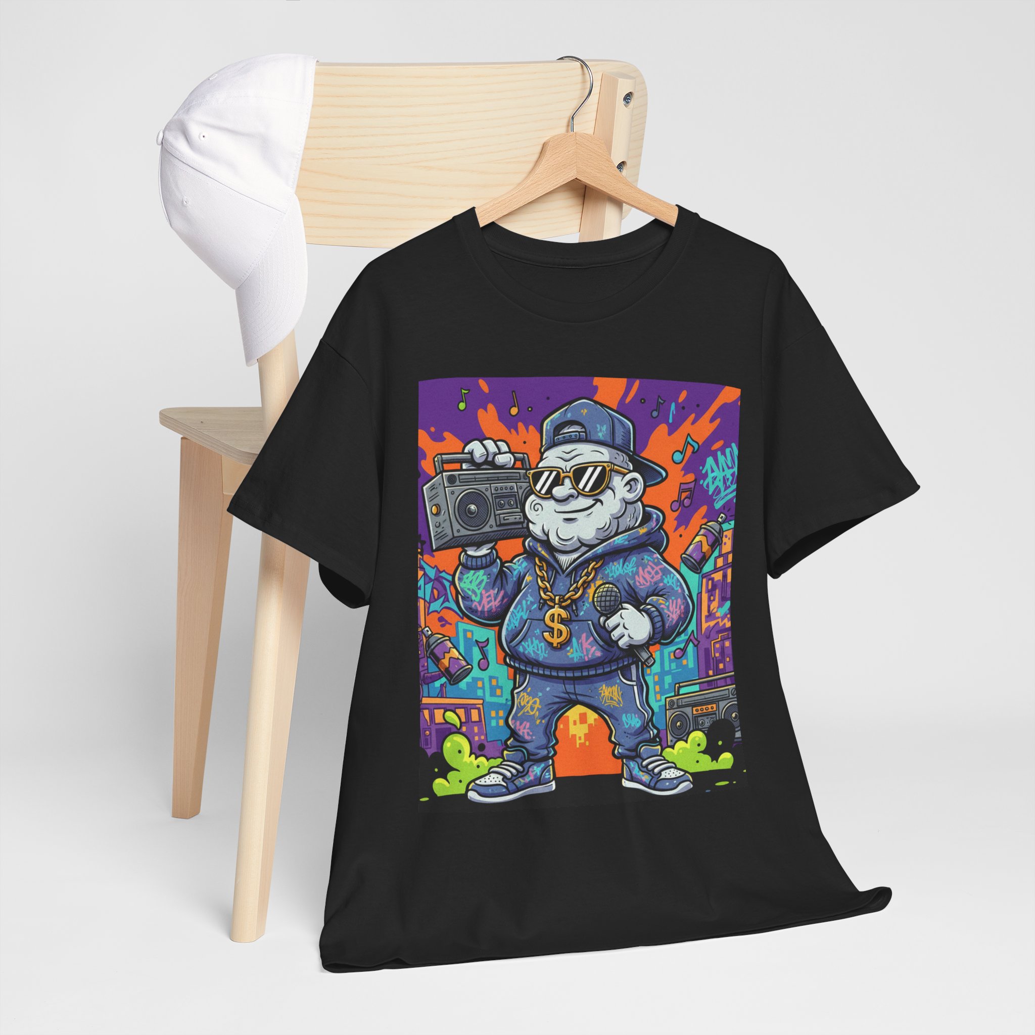 Streetwear Tee — Retro Hip-Hop Bear - Image 4