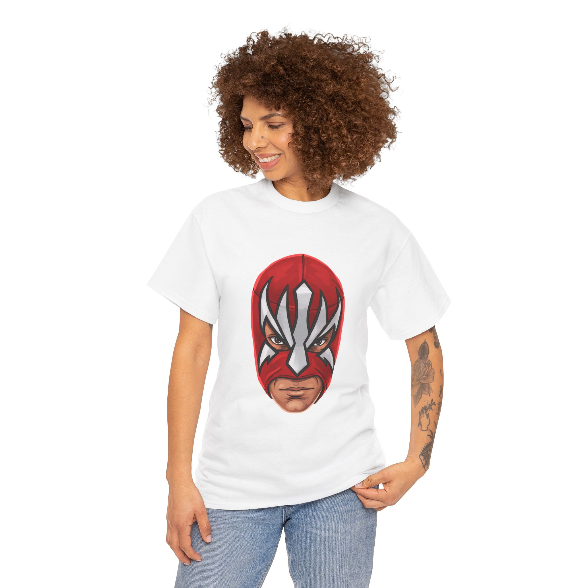 Resplandor Luchador Mask T-Shirt - Image 12