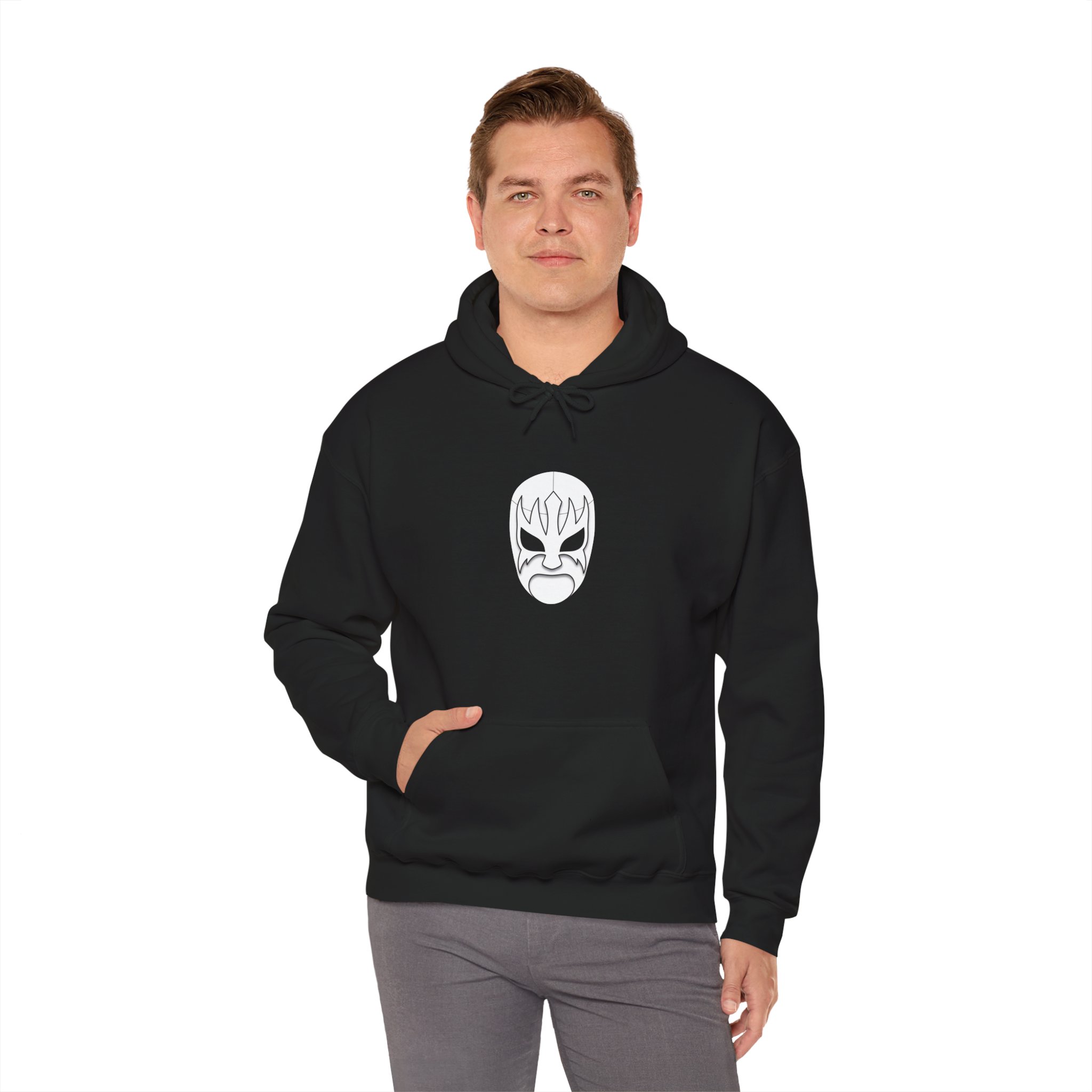 Resplandor Luchador White Mask Hoodie - Image 5