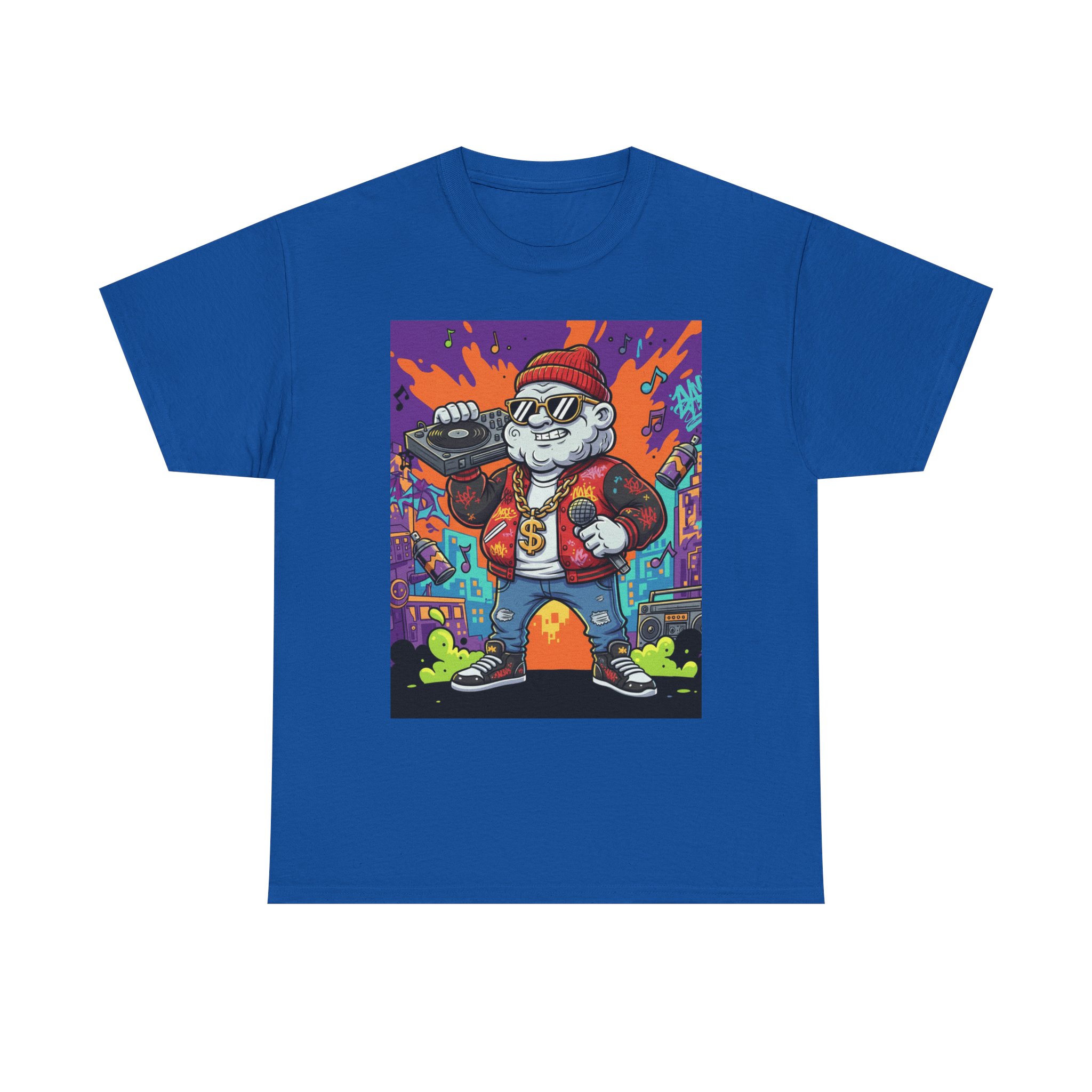 Cat Rapper Graphic Tee - Image 15