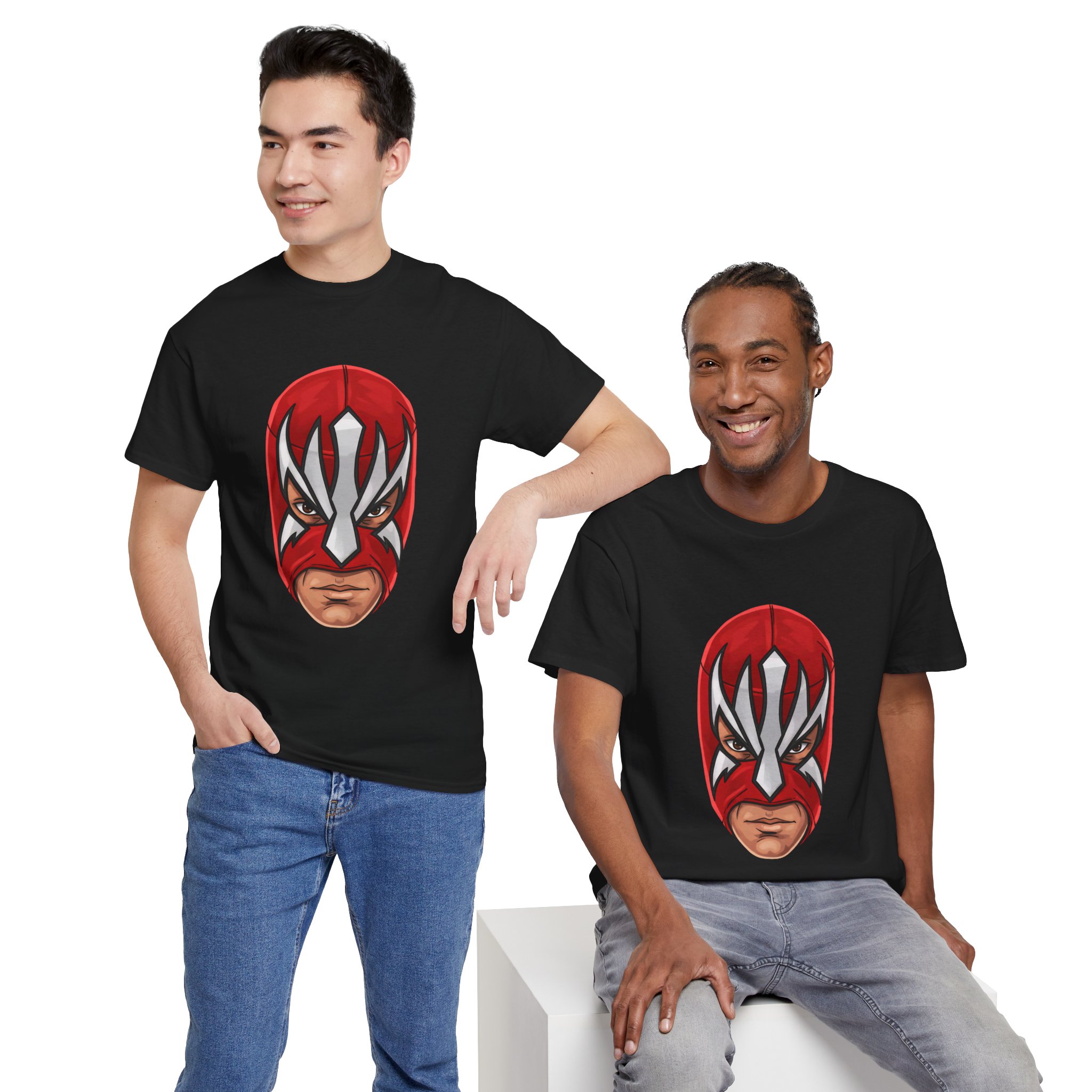Resplandor Luchador Mask T-Shirt - Image 8