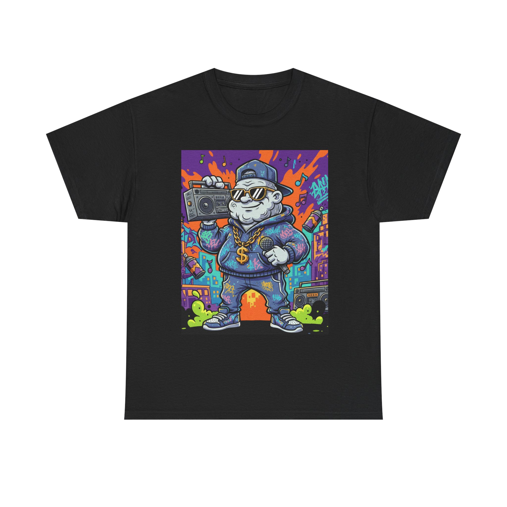 Streetwear Tee — Retro Hip-Hop Bear - Image 2