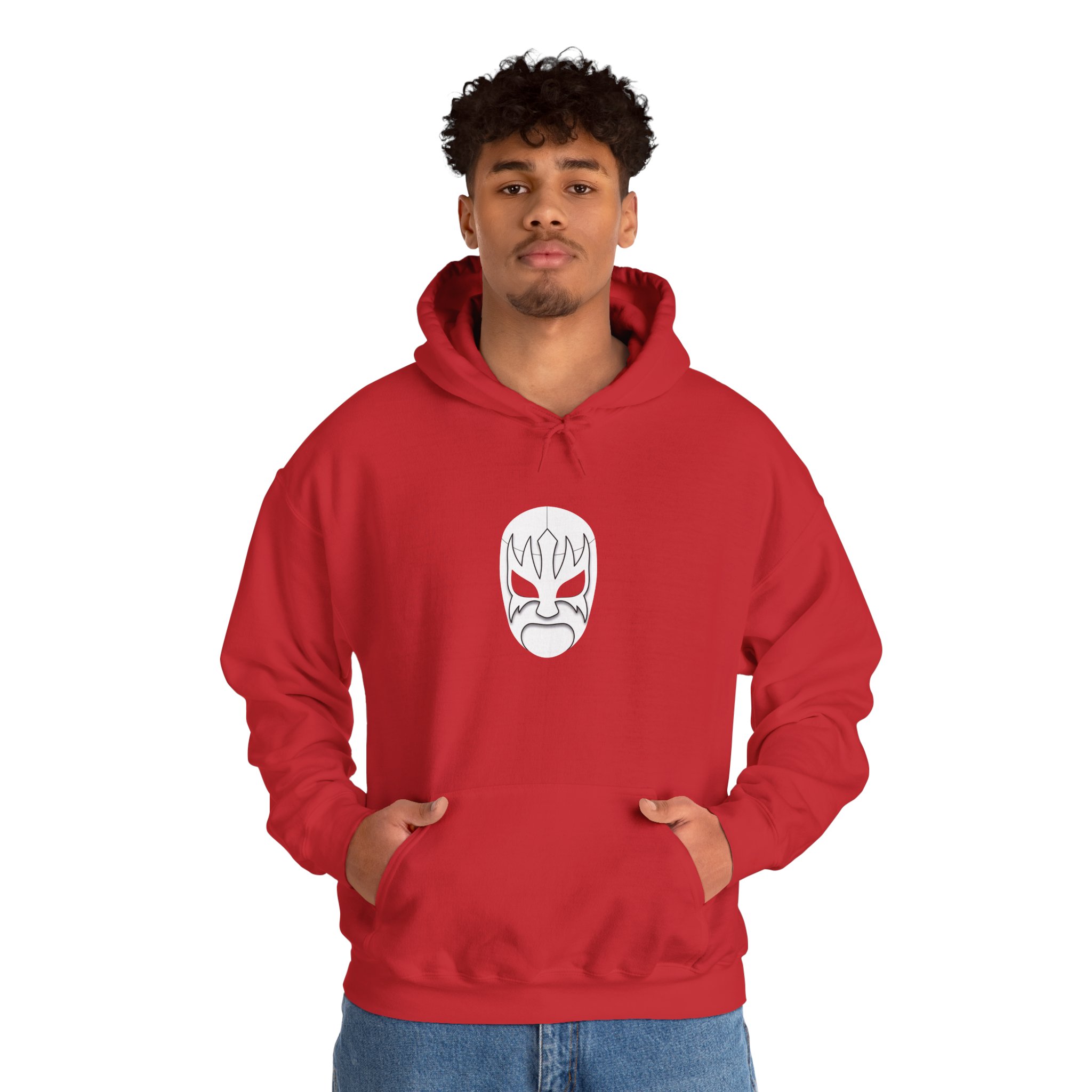 Resplandor Luchador White Mask Hoodie - Image 16
