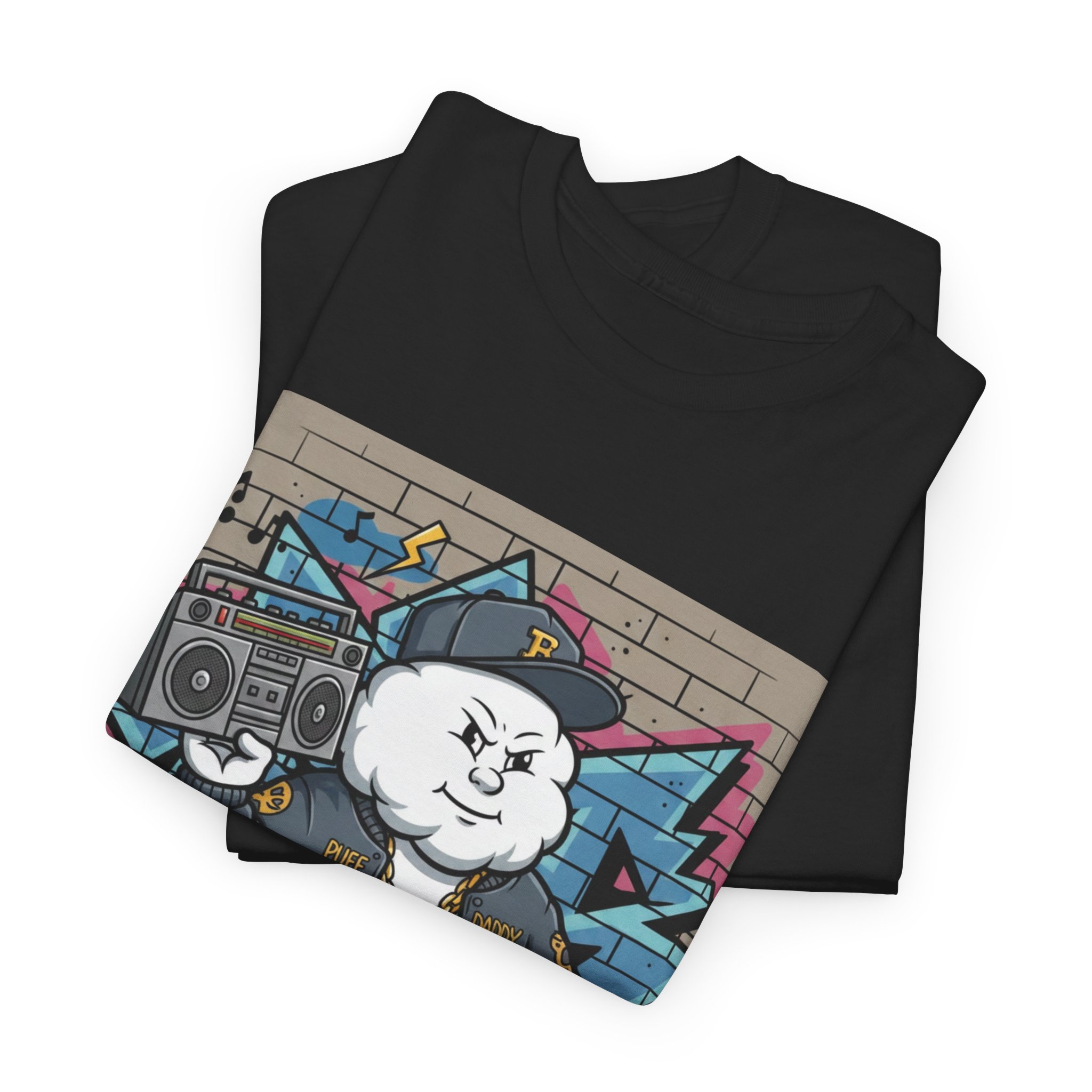 Hip Hop Cartoon Cat Tshirt - Image 3