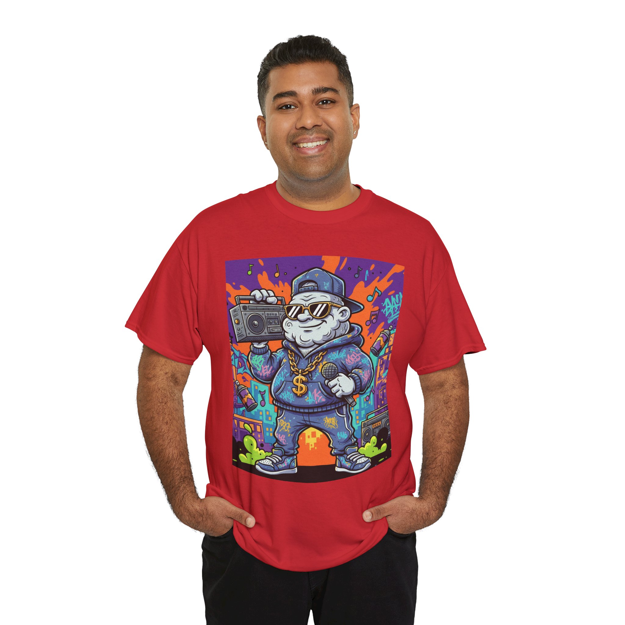 Streetwear Tee — Retro Hip-Hop Bear - Image 32