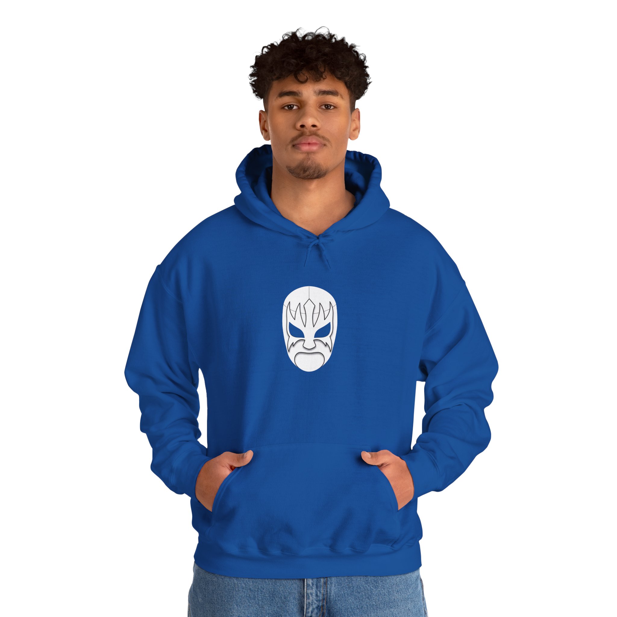 Resplandor Luchador White Mask Hoodie - Image 10