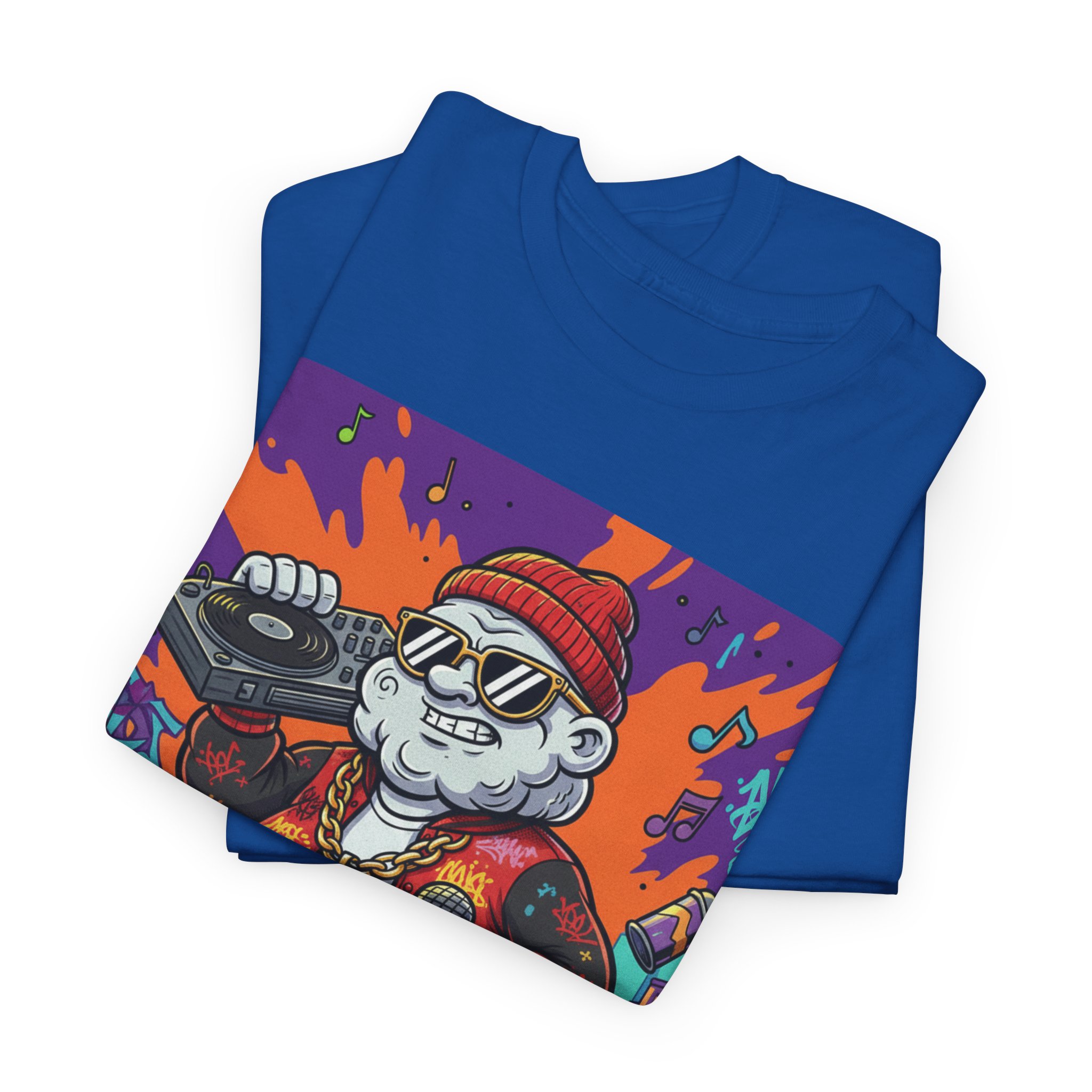 Cat Rapper Graphic Tee - Image 17