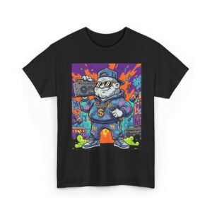 Streetwear Tee — Retro Hip-Hop Bear