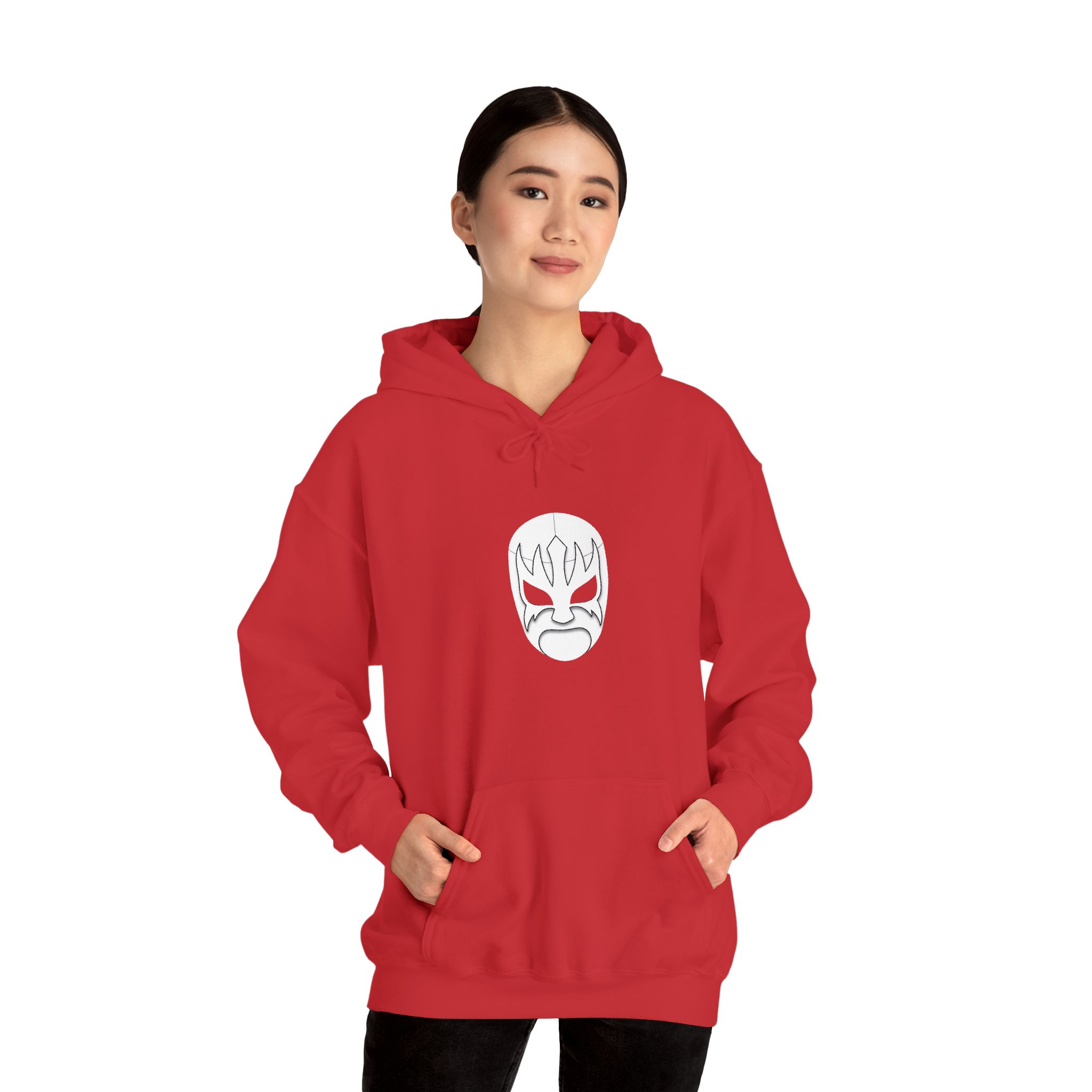 Resplandor Luchador White Mask Hoodie - Image 15