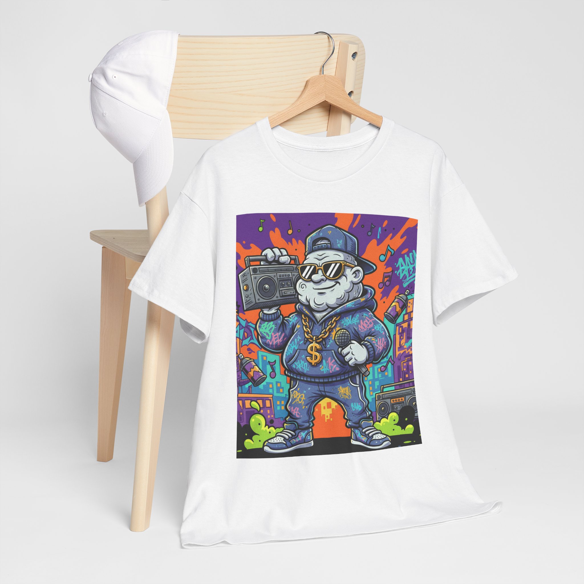 Streetwear Tee — Retro Hip-Hop Bear - Image 12