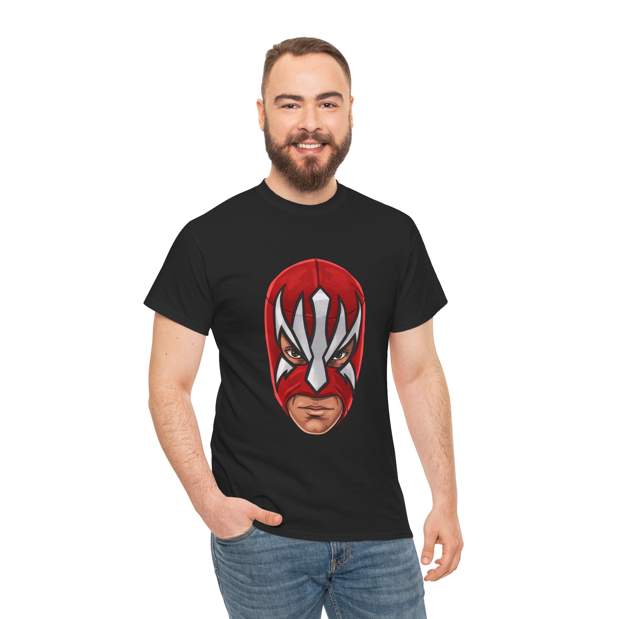 Resplandor Luchador Mask T-Shirt - Image 5