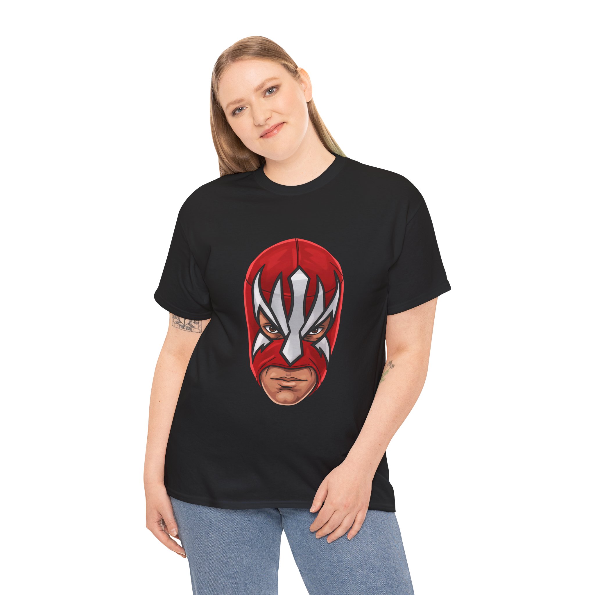 Resplandor Luchador Mask T-Shirt - Image 6