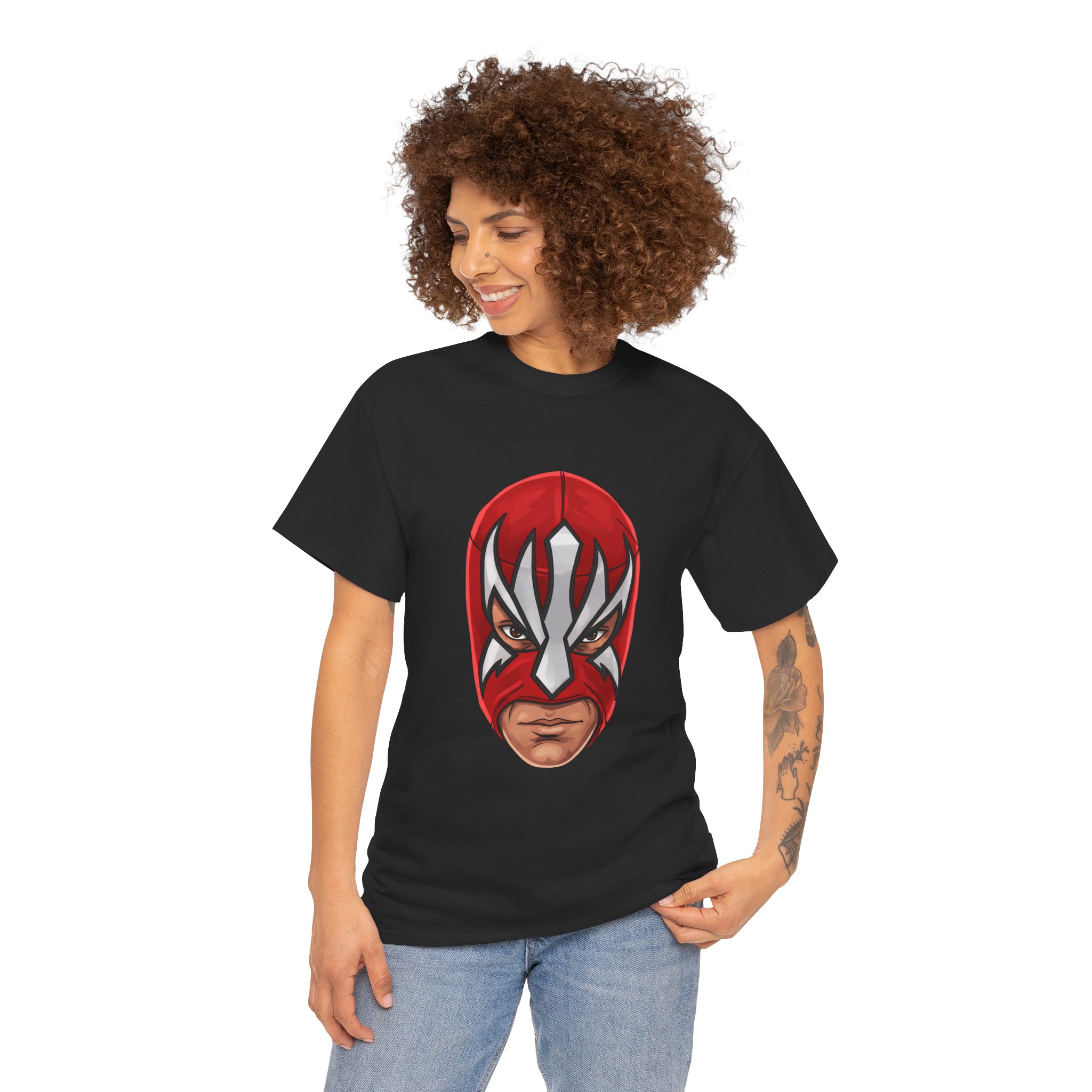 Resplandor Luchador Mask T-Shirt - Image 4