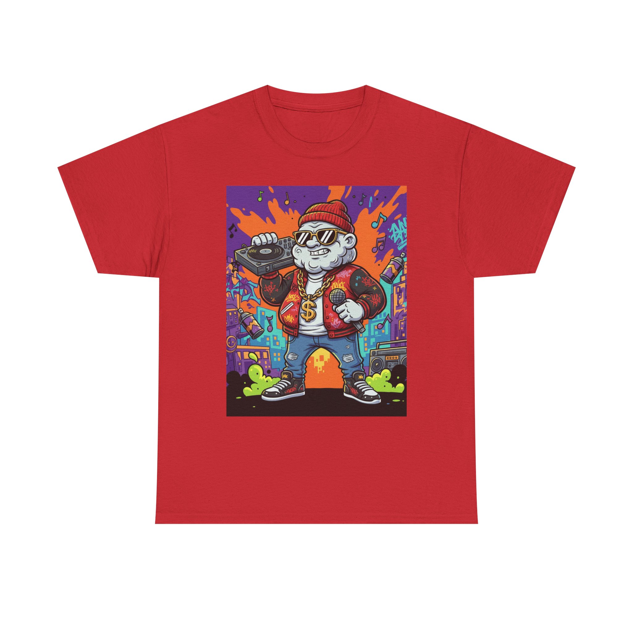 Cat Rapper Graphic Tee - Image 22