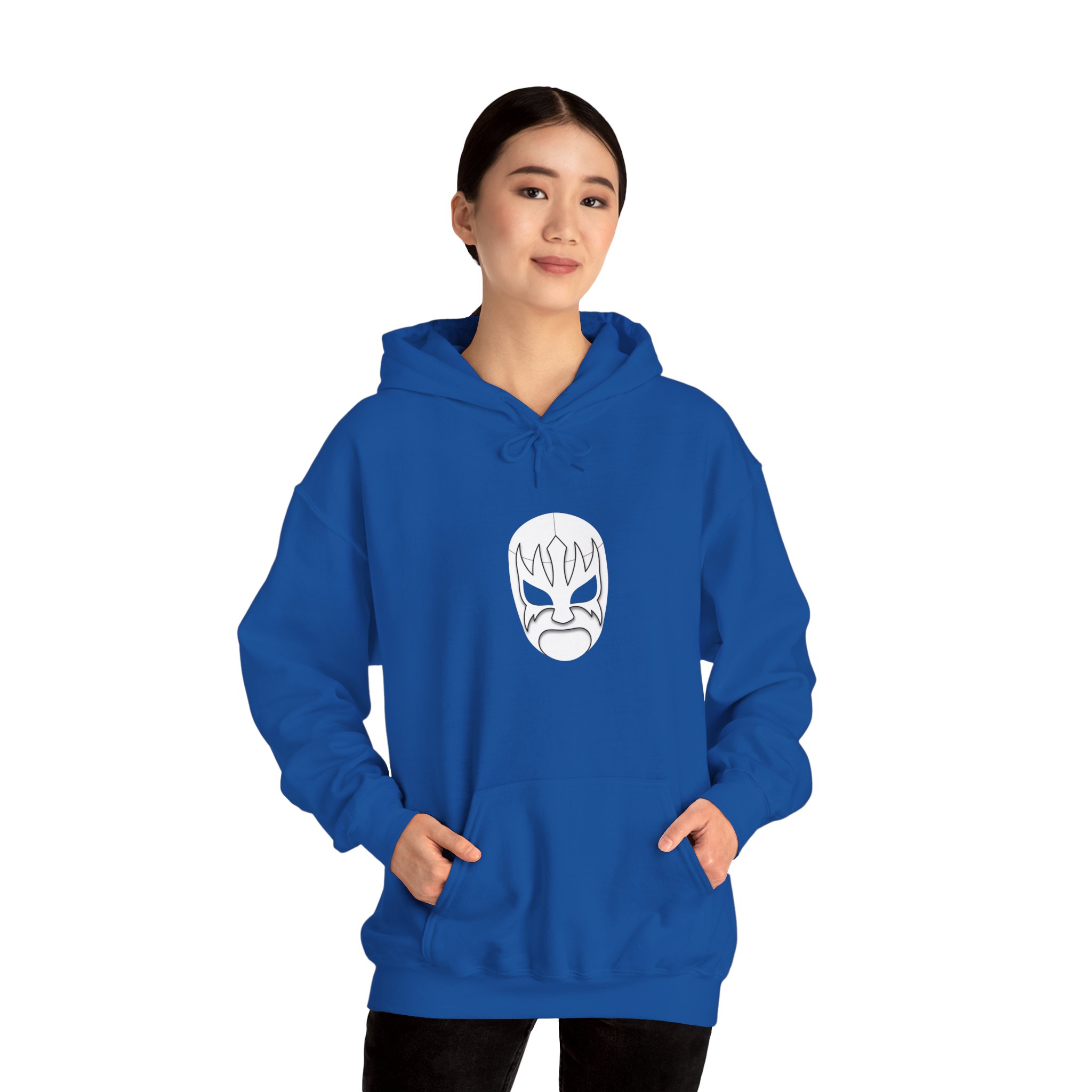 Resplandor Luchador White Mask Hoodie - Image 9