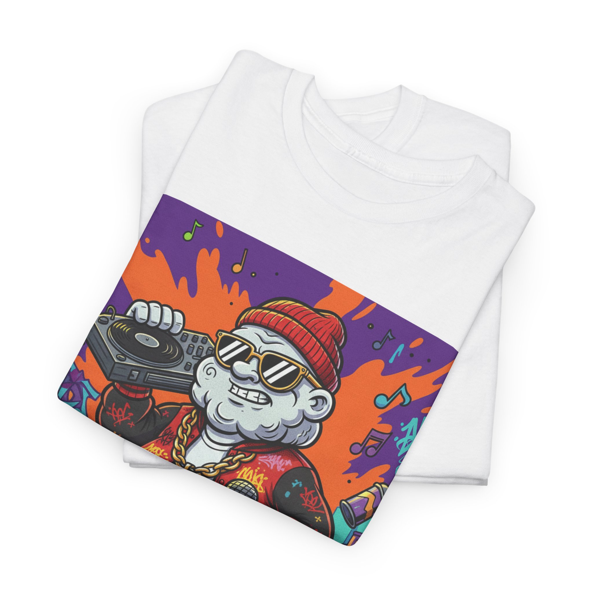 Cat Rapper Graphic Tee - Image 10