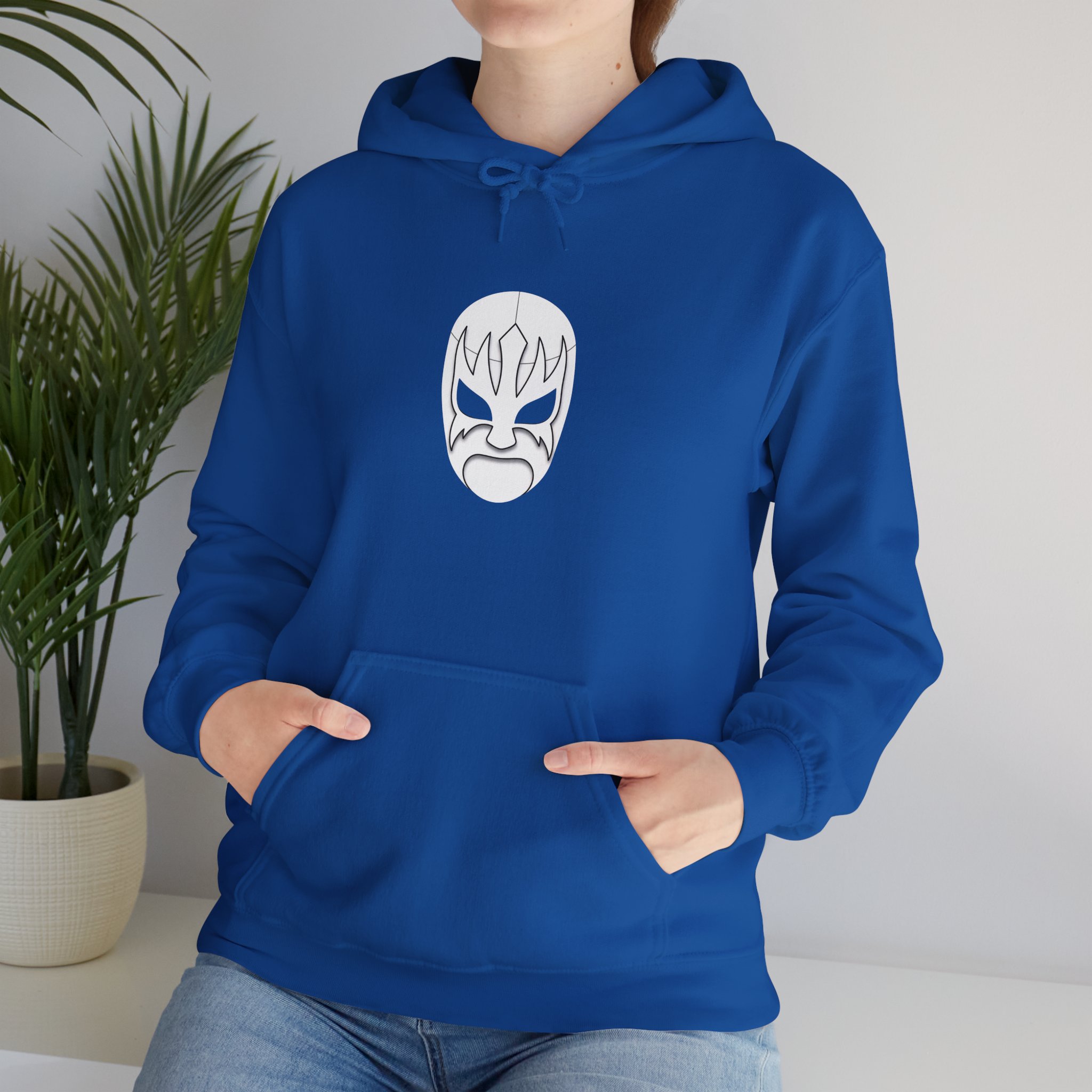 Resplandor Luchador White Mask Hoodie - Image 12