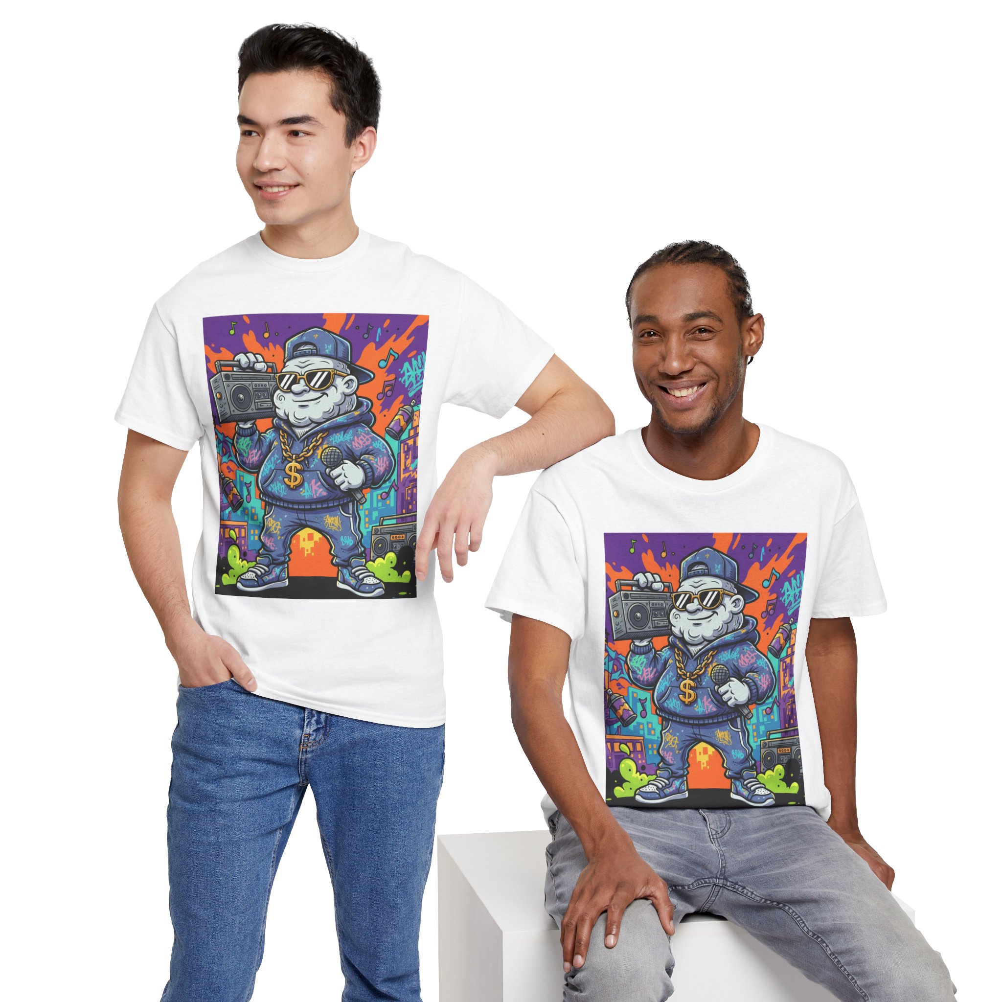 Streetwear Tee — Retro Hip-Hop Bear - Image 13