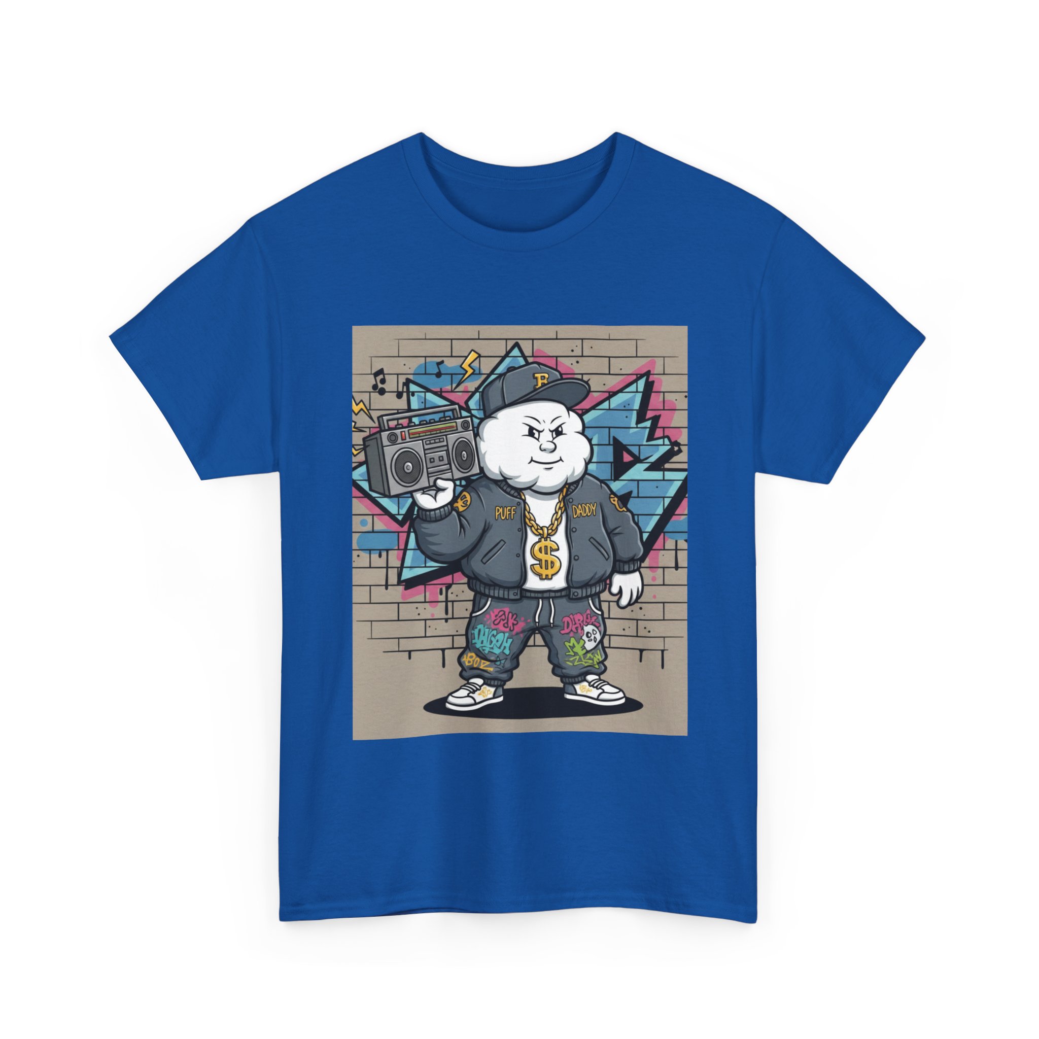 Hip Hop Cartoon Cat Tshirt - Image 14