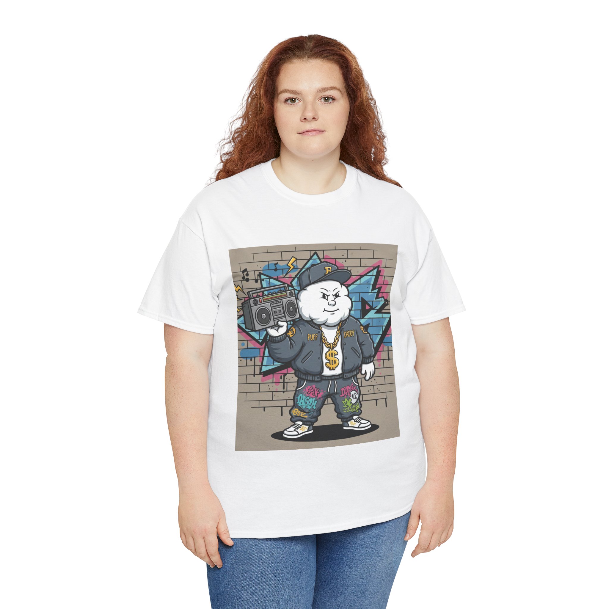 Hip Hop Cartoon Cat Tshirt - Image 10