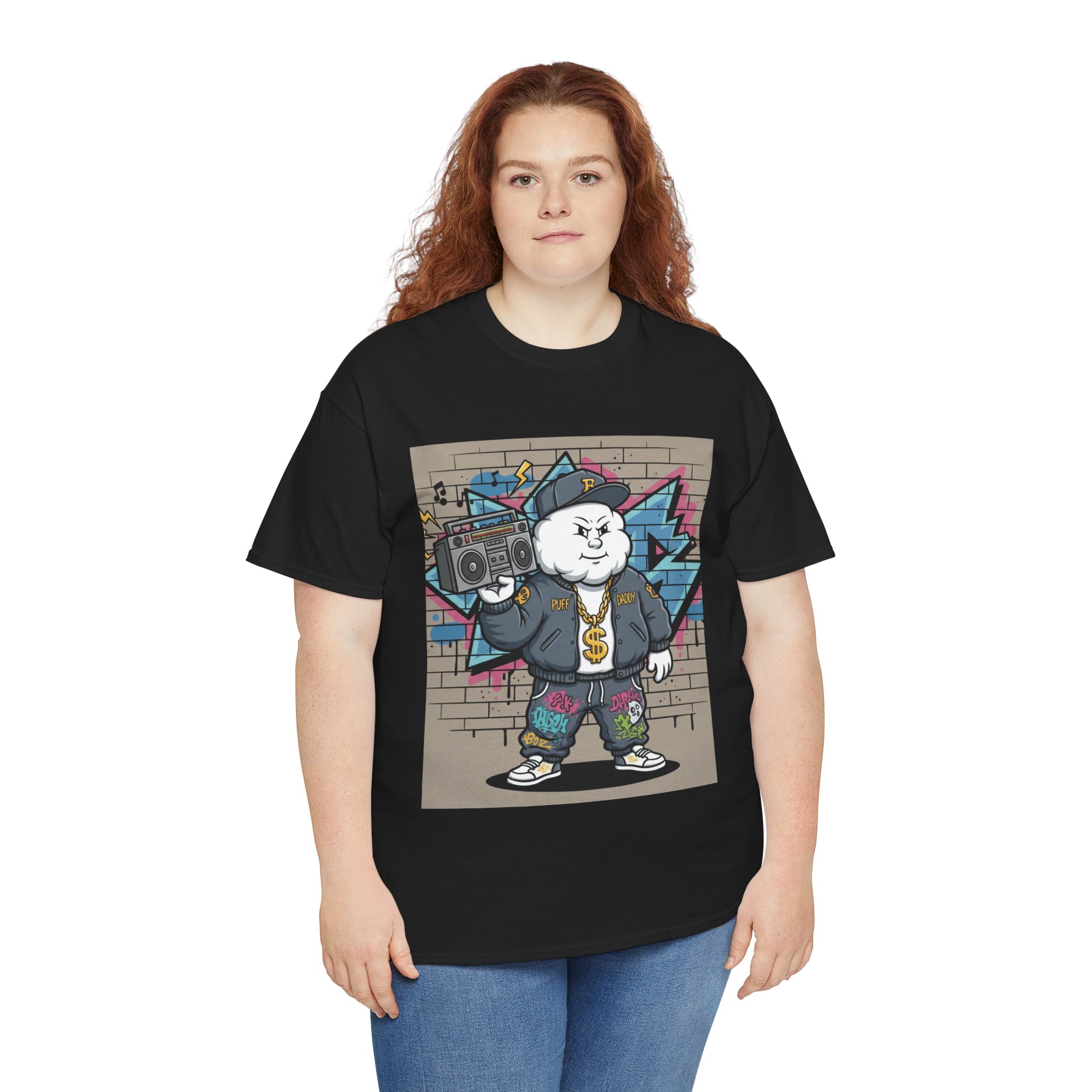 Hip Hop Cartoon Cat Tshirt - Image 4