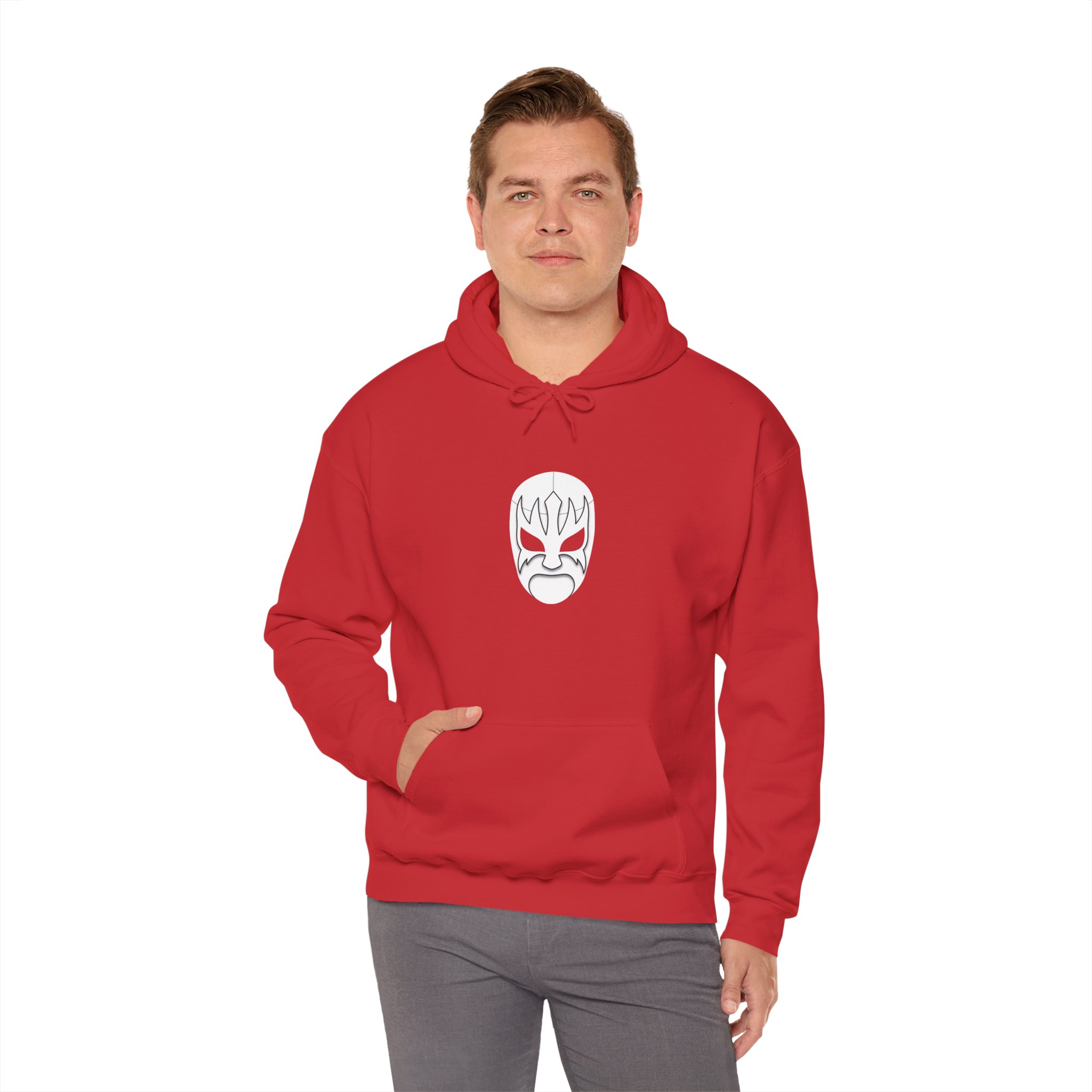 Resplandor Luchador White Mask Hoodie - Image 17